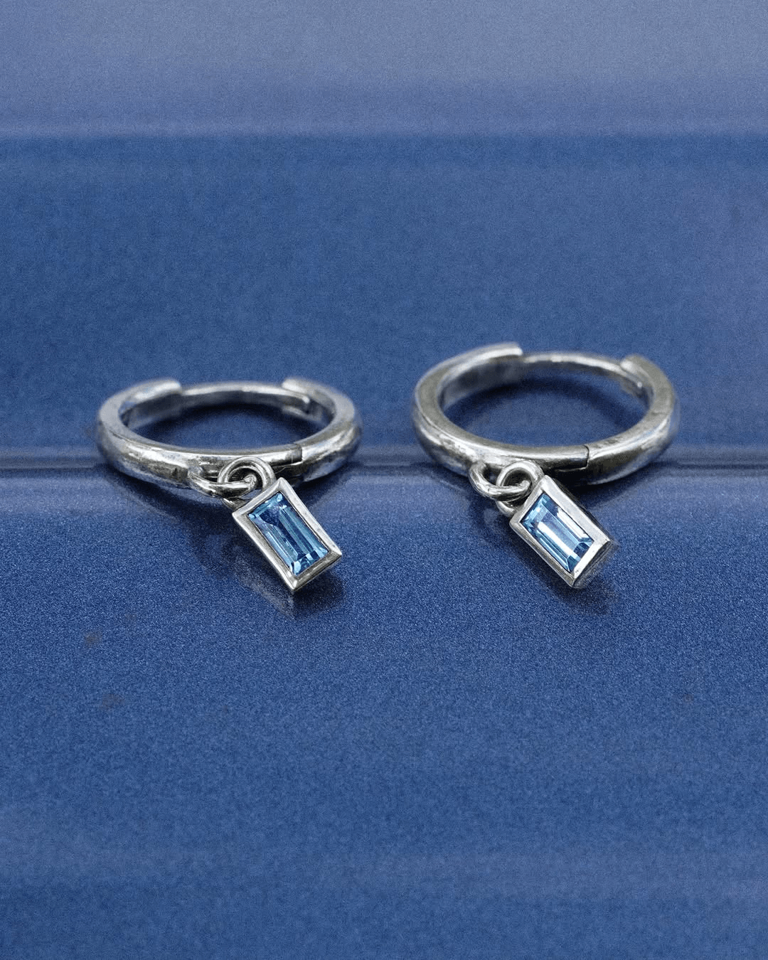 Baguette Huggie Earrings