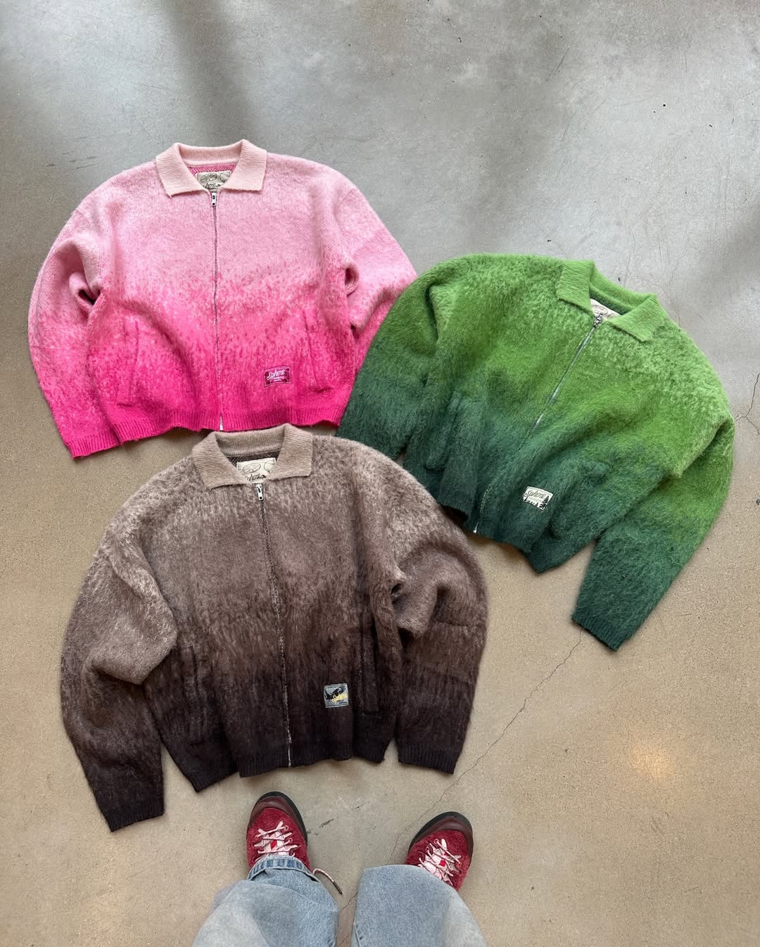 Mohair work jacket