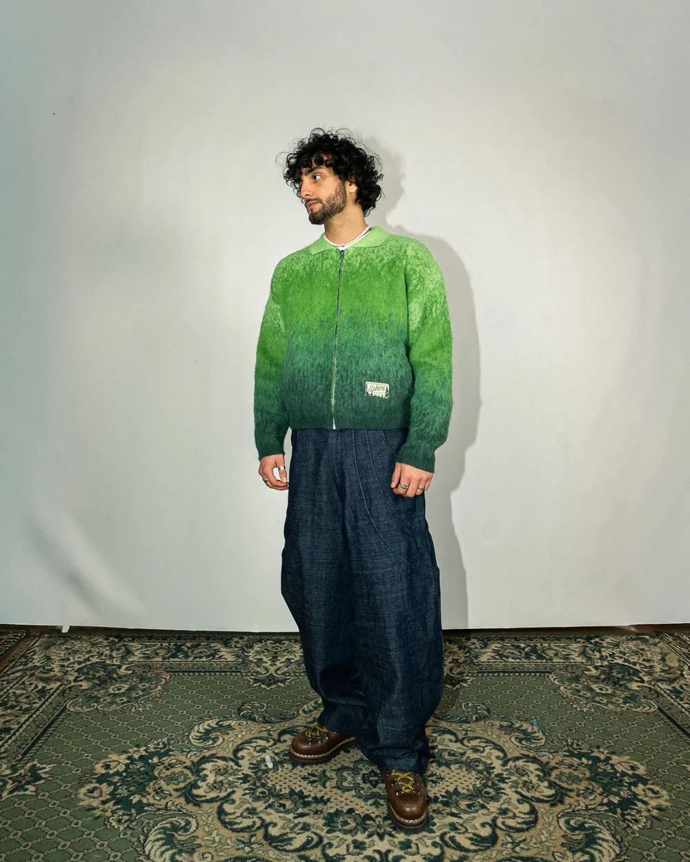 Mohair work jacket
