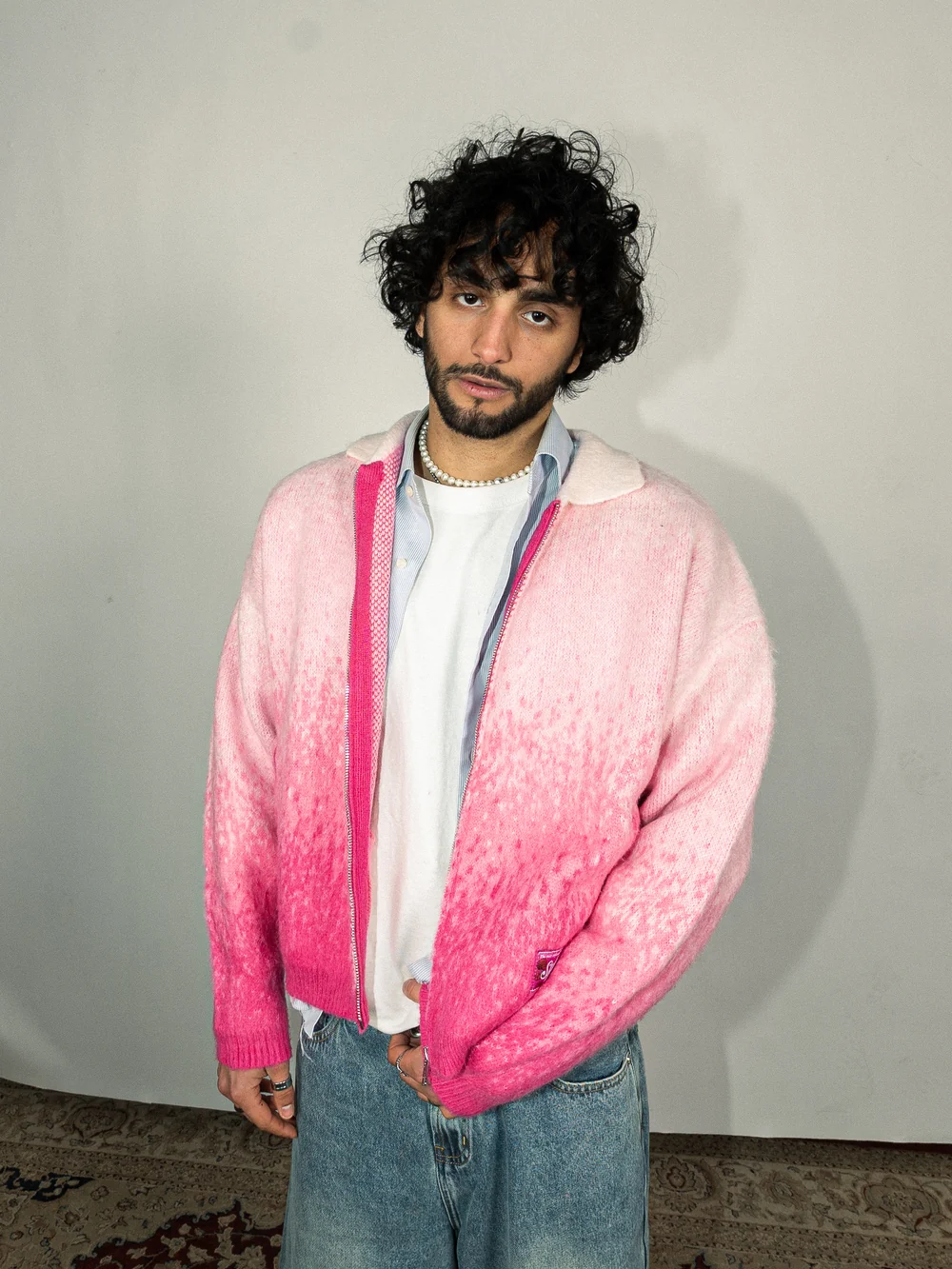 Mohair work jacket