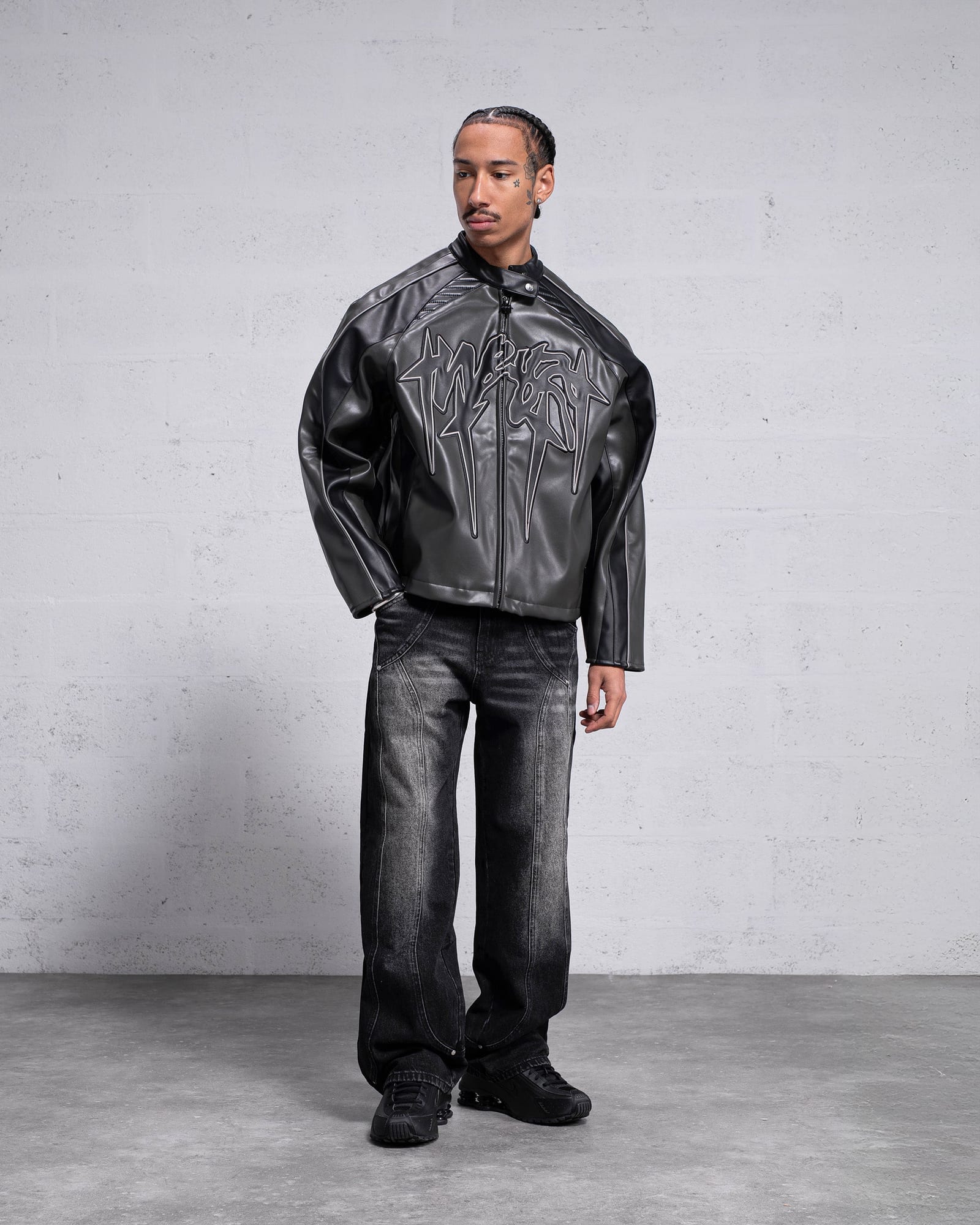 Obsidian Vegan Leather Jacket