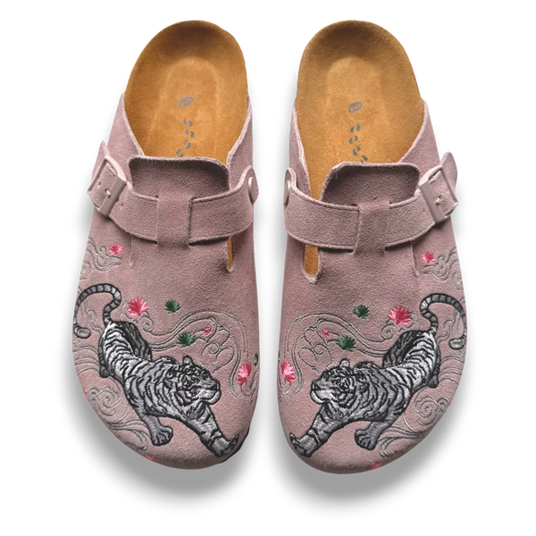 White Tiger Clogs