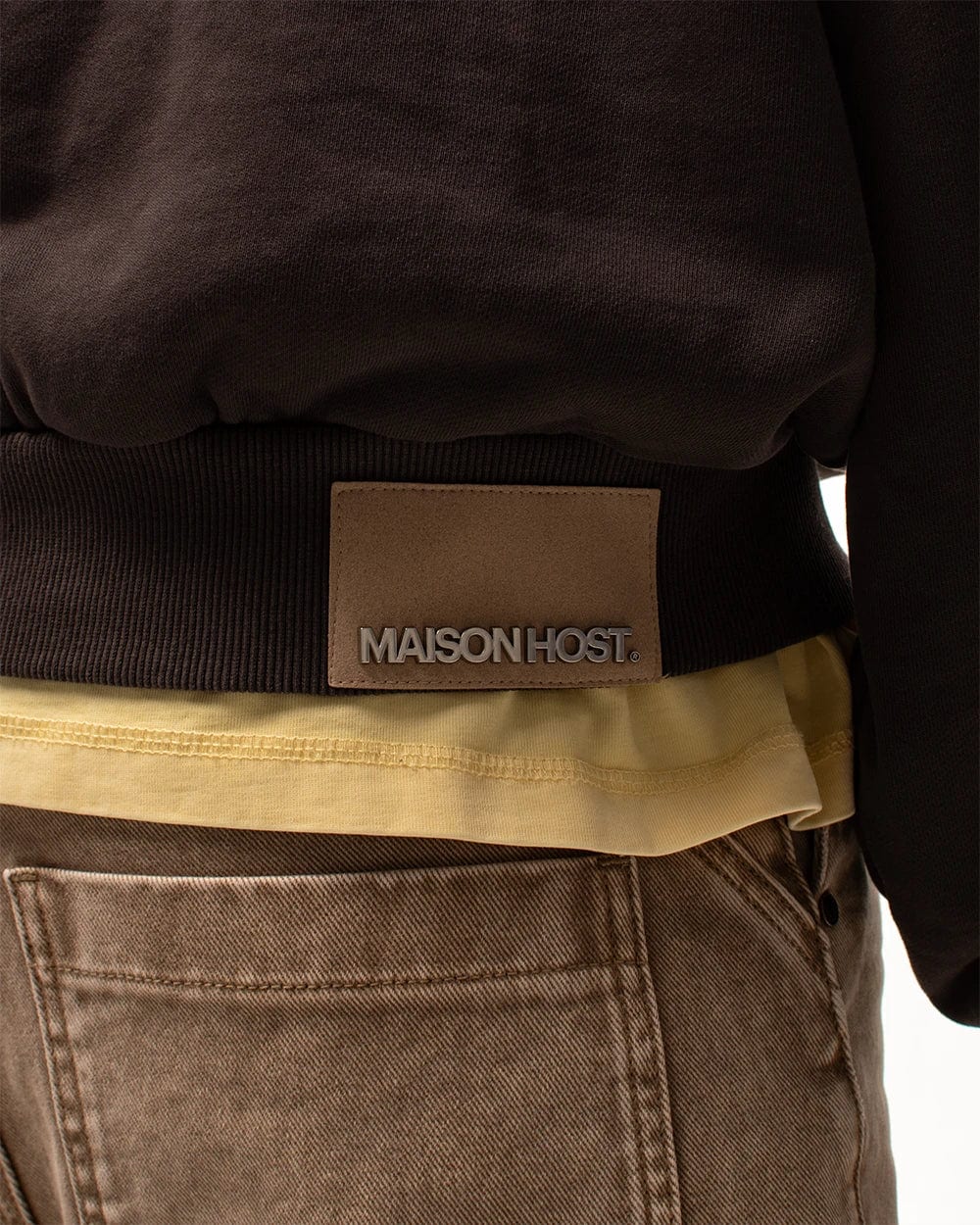 BIENVENUE HOODIE CHOCOLATE