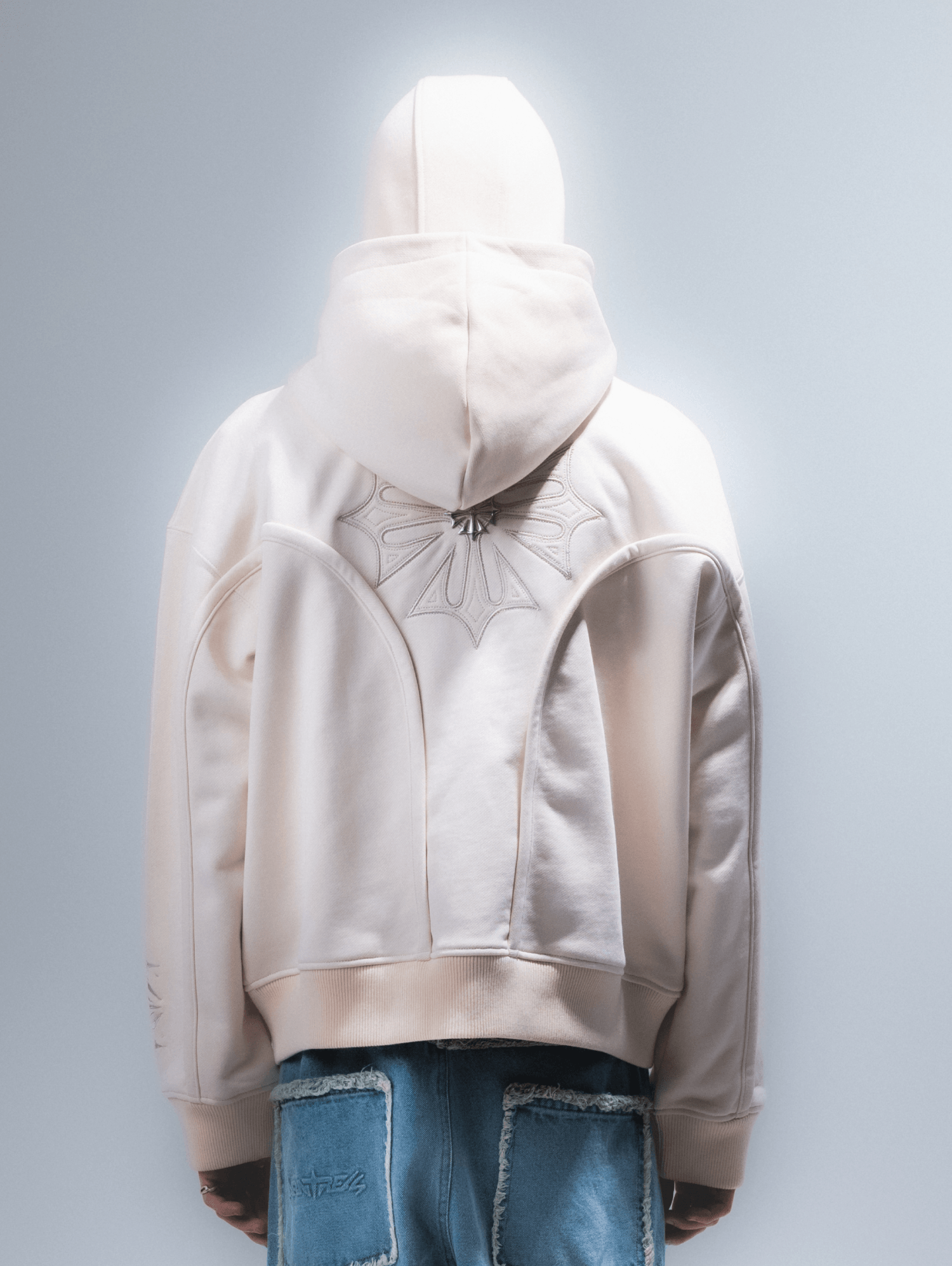 Beige Phantom Hoodie