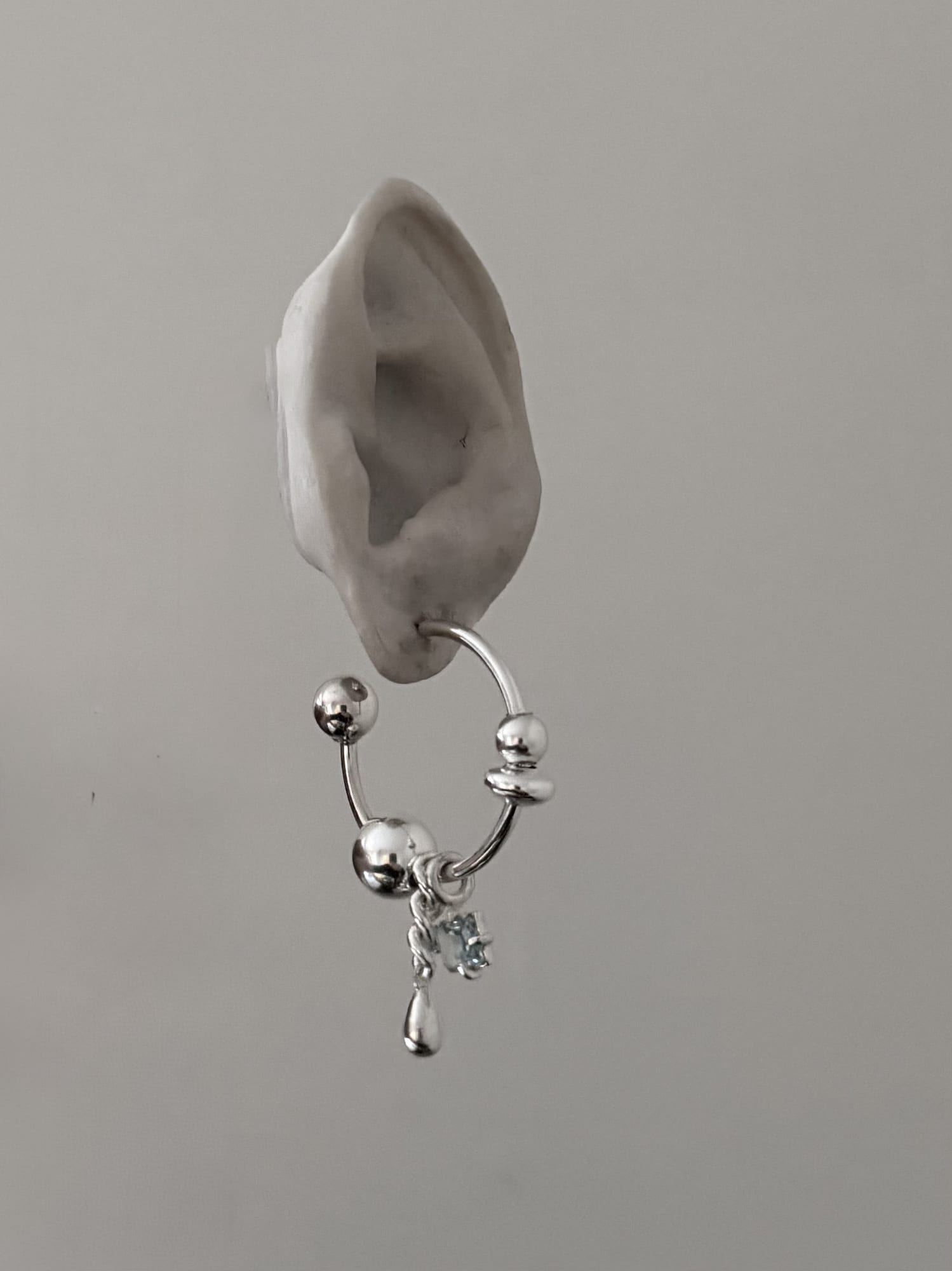 CHARM HOOPS - more gemstones available
