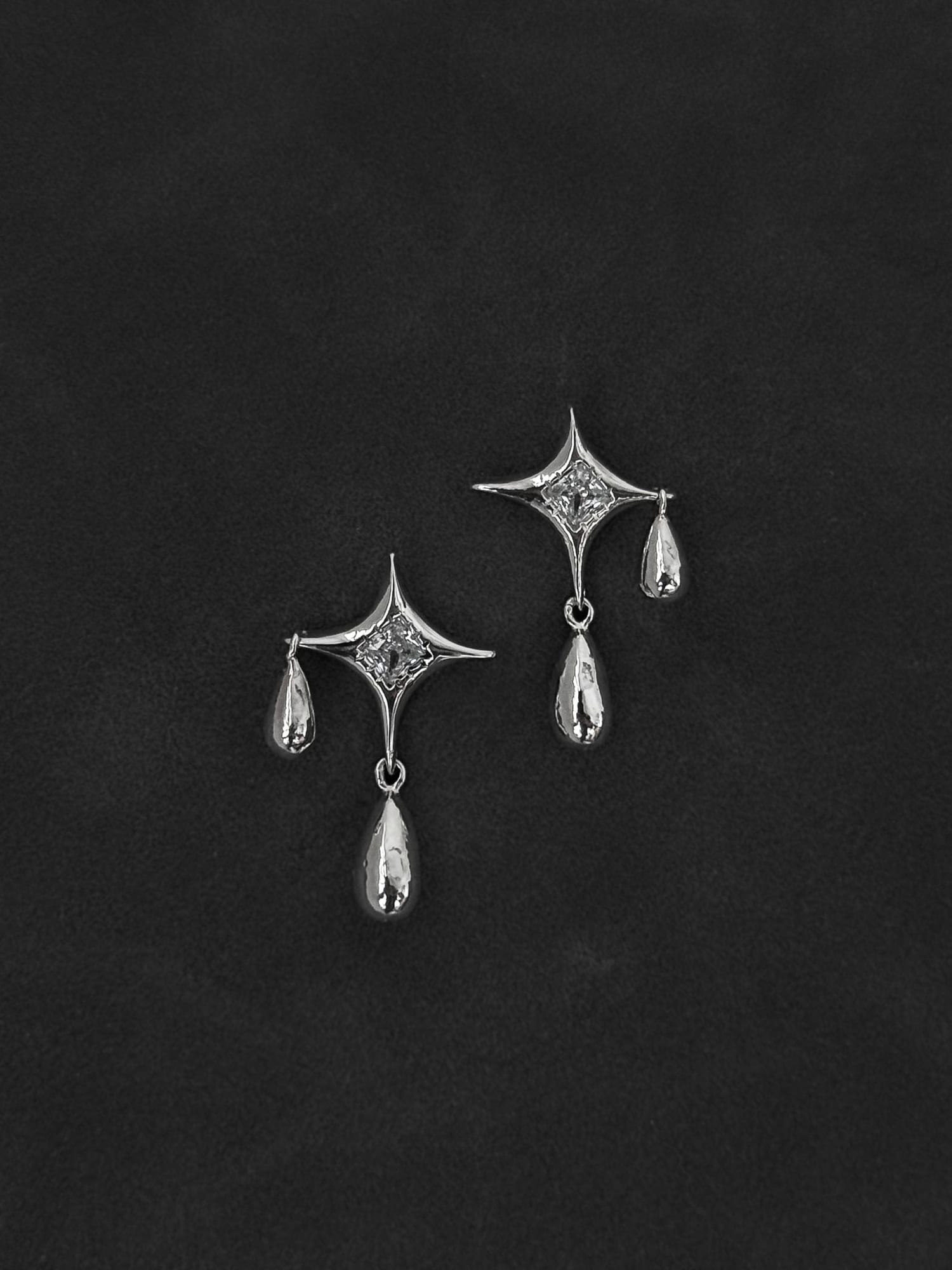 Dripping Star Earrings
