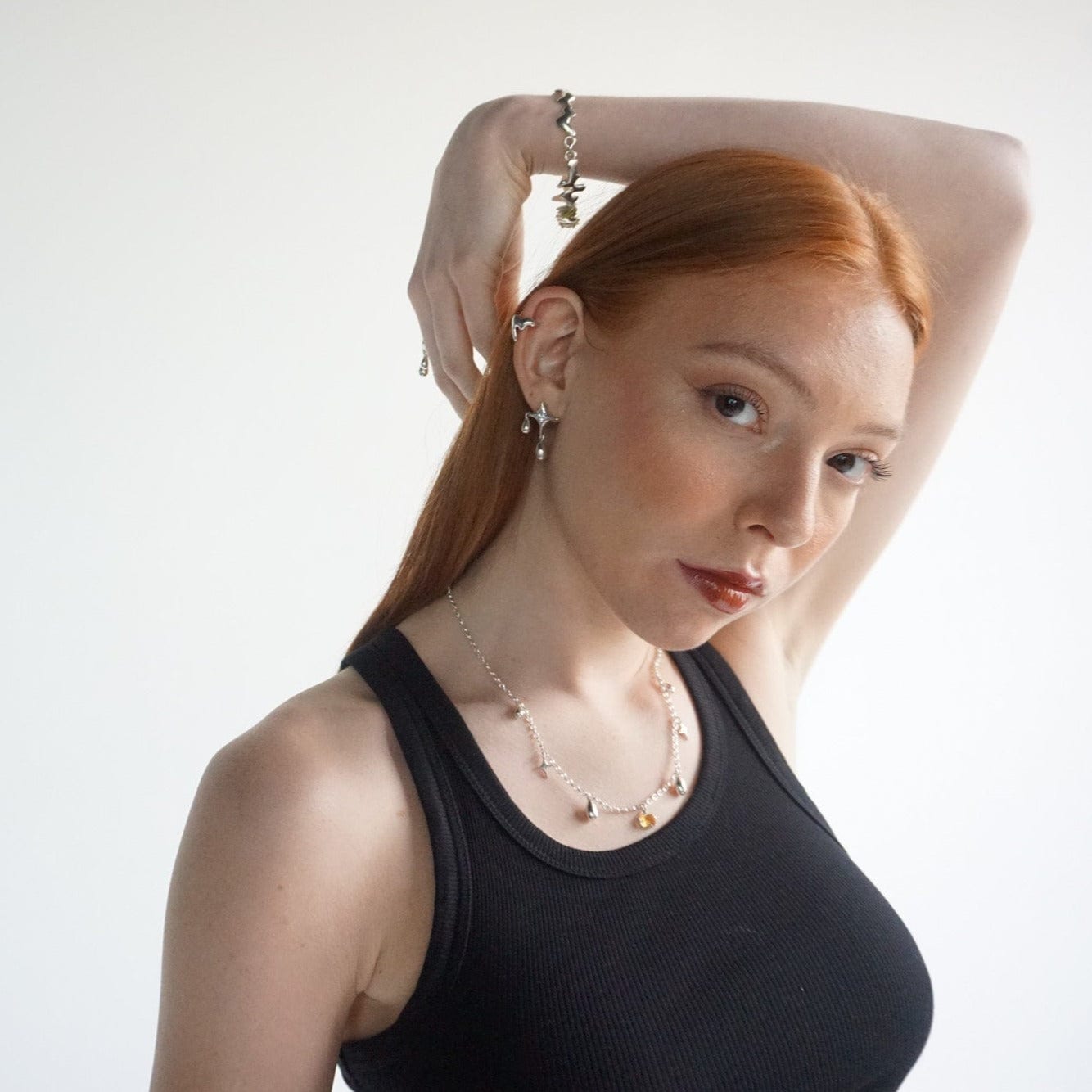 Dripping Star Earrings
