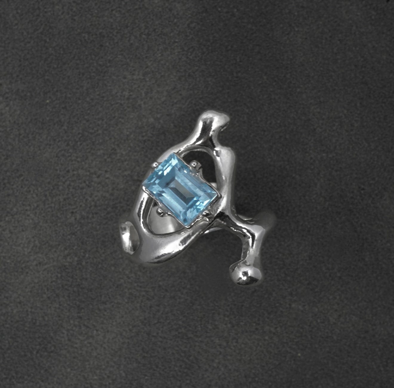 002 ALIEN RING - more gemstones available