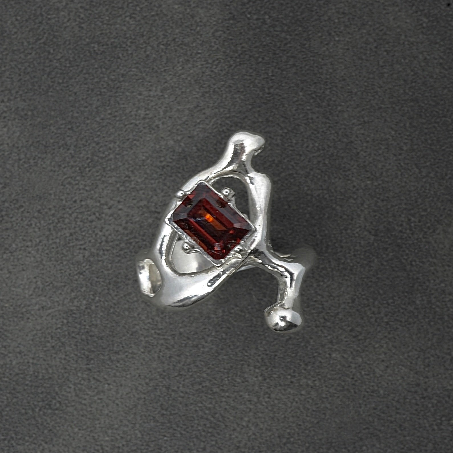 002 ALIEN RING - more gemstones available