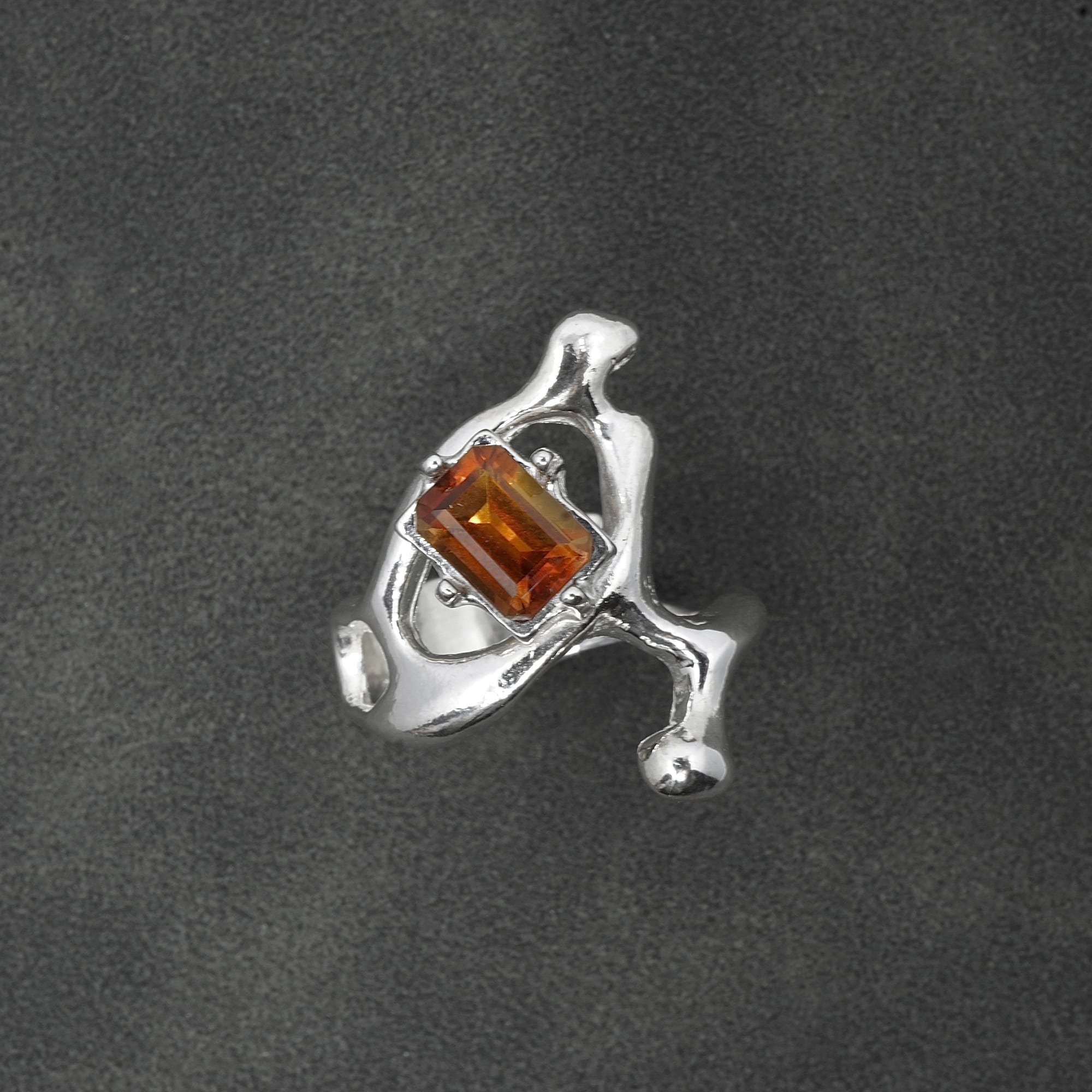 002 ALIEN RING - more gemstones available