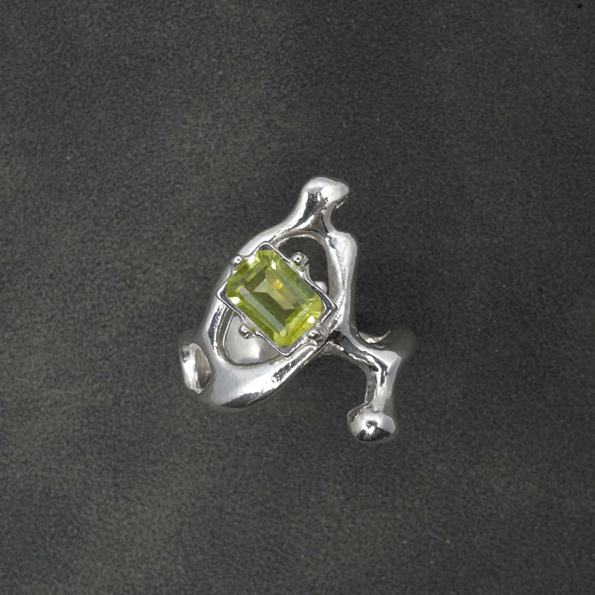 002 ALIEN RING - more gemstones available