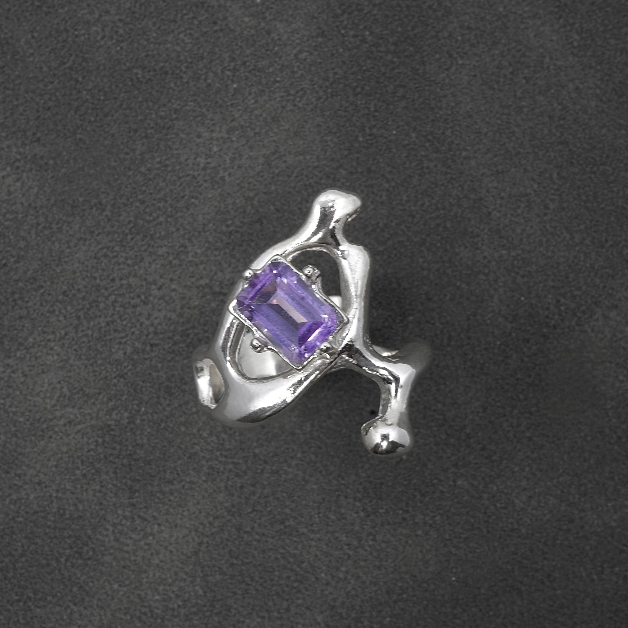 002 ALIEN RING - more gemstones available