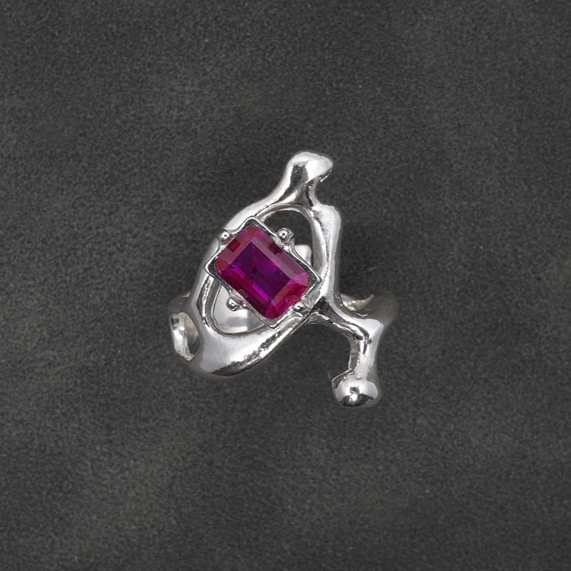 002 ALIEN RING - more gemstones available