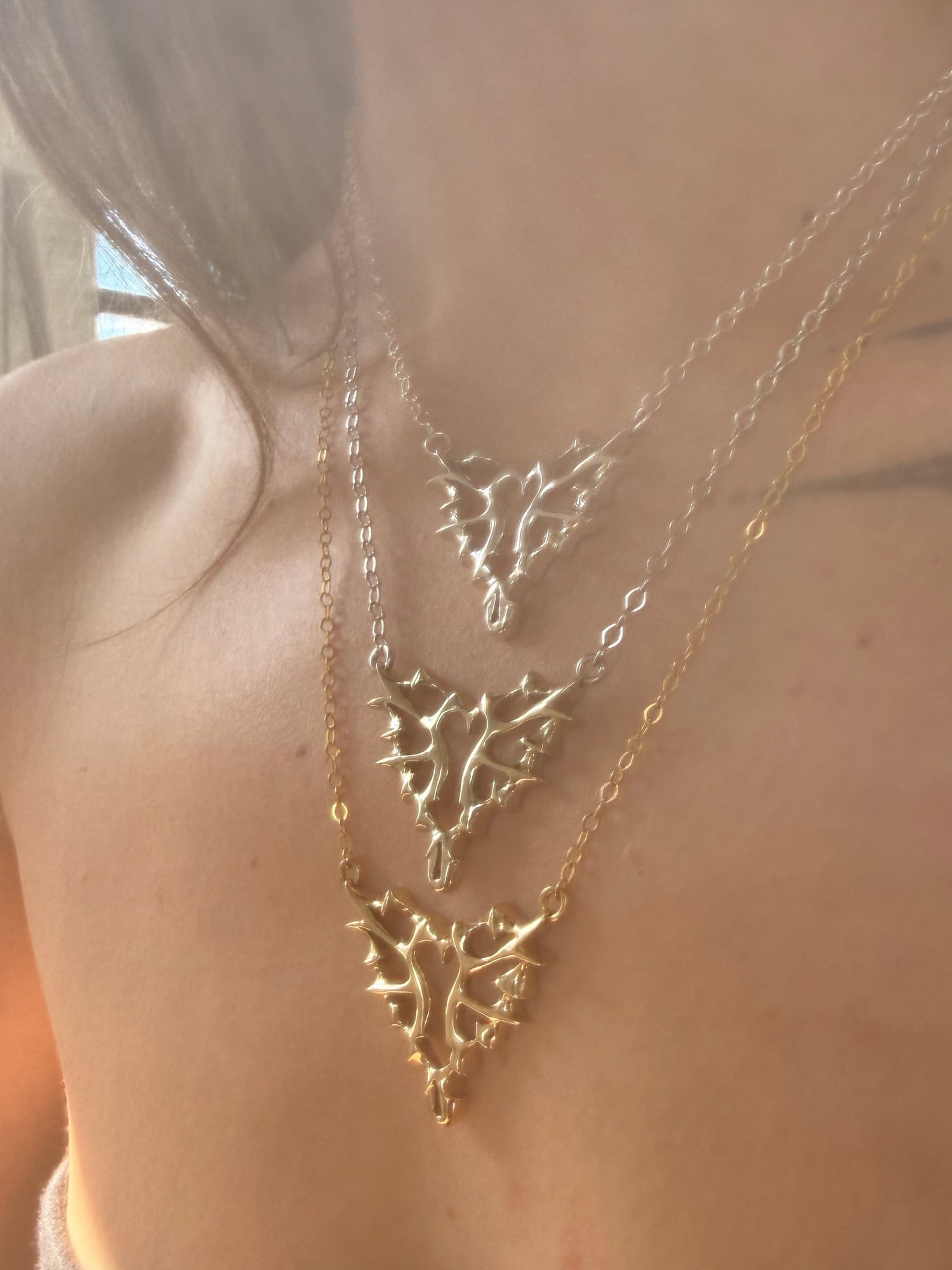 Xrated Heart necklace