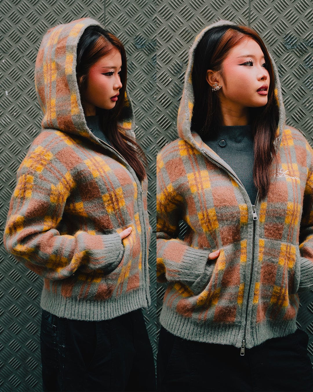 WALLACE KNITTED ZIP