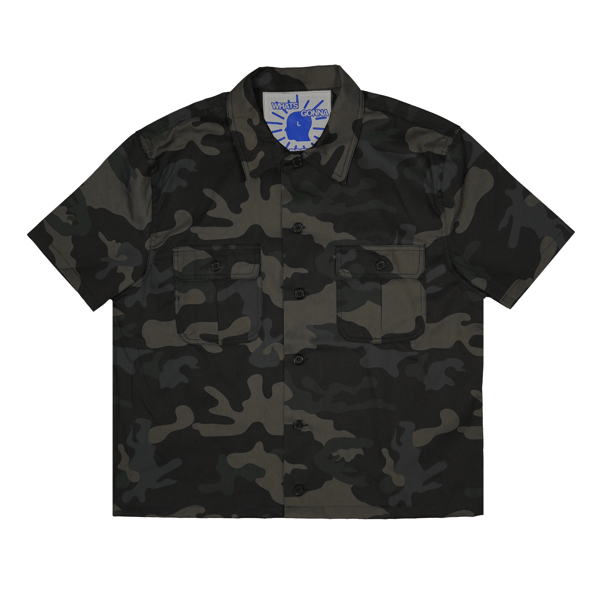 Camo Button-Up