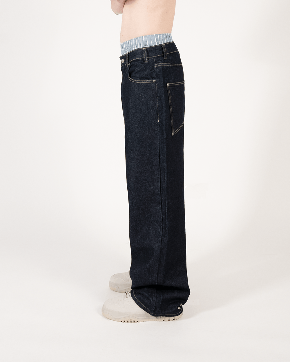 Raw Denim Pants