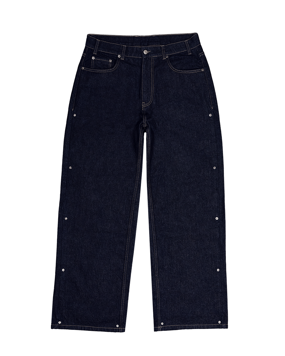 Rivet Raw Denim Pants