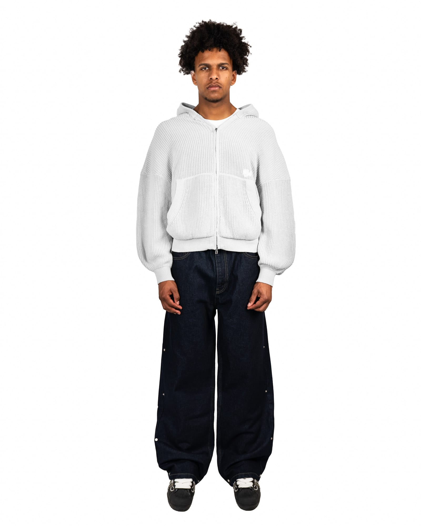 Knit Zip-Hoodie