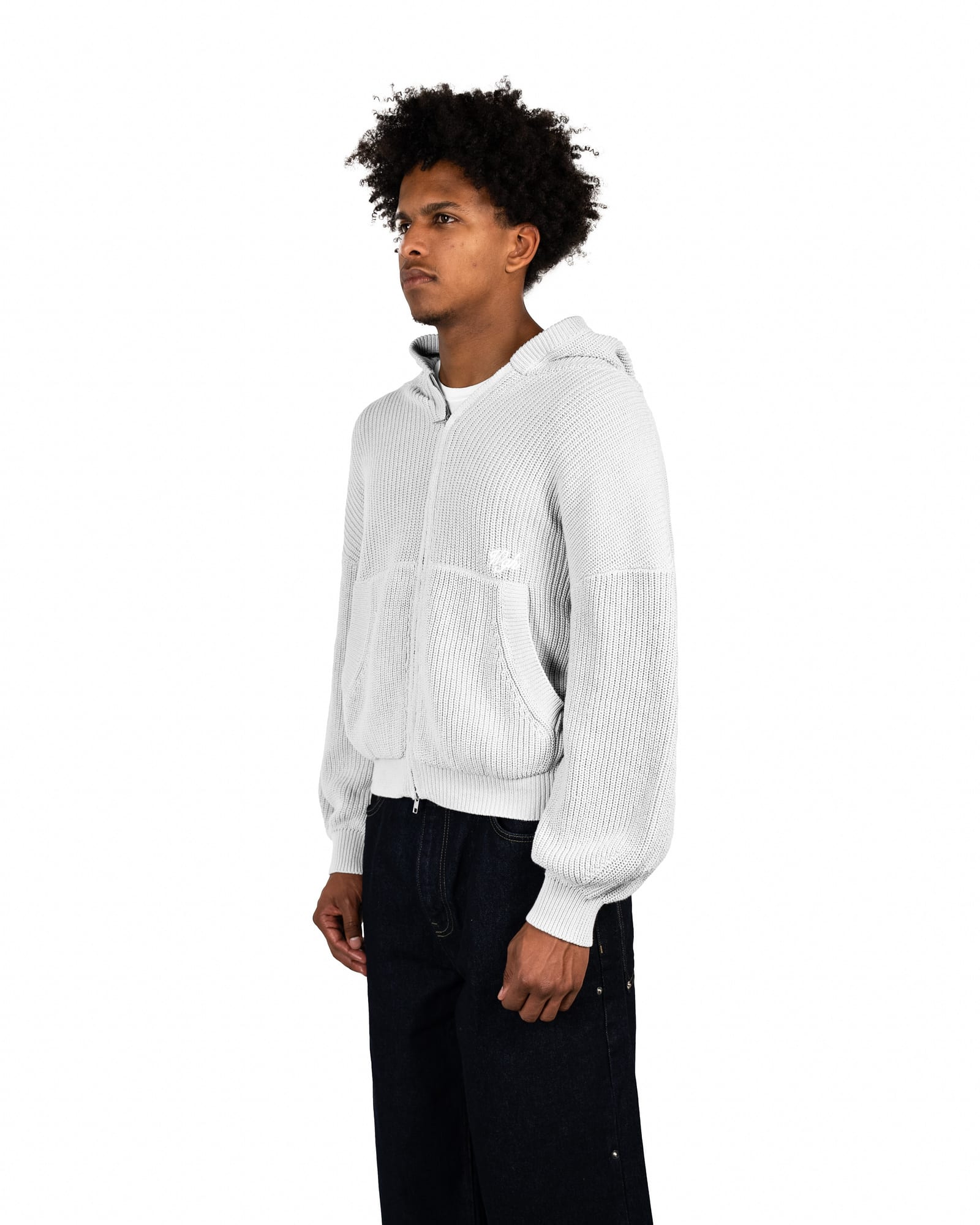 Knit Zip-Hoodie