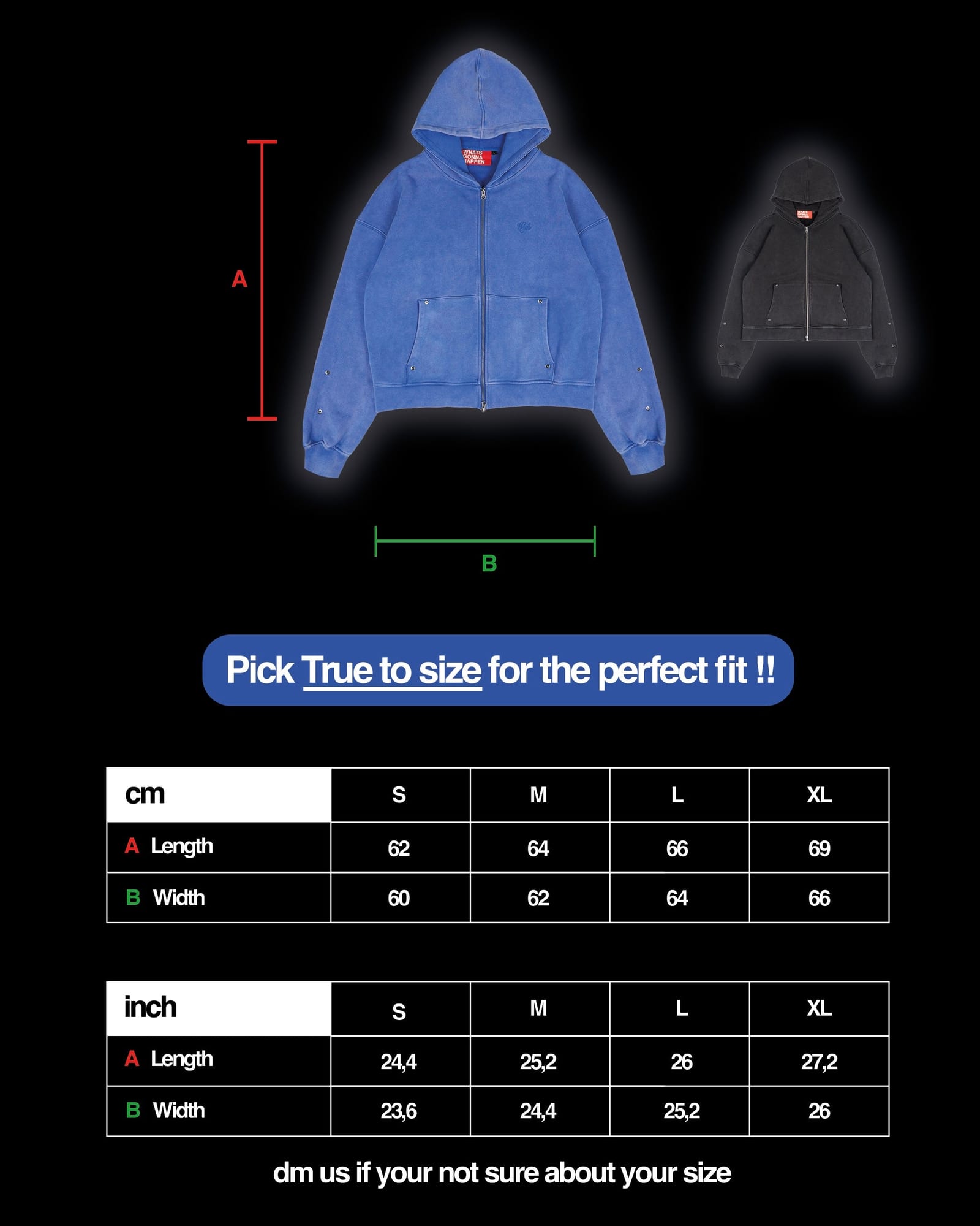 Rivet Zip-Hoodie