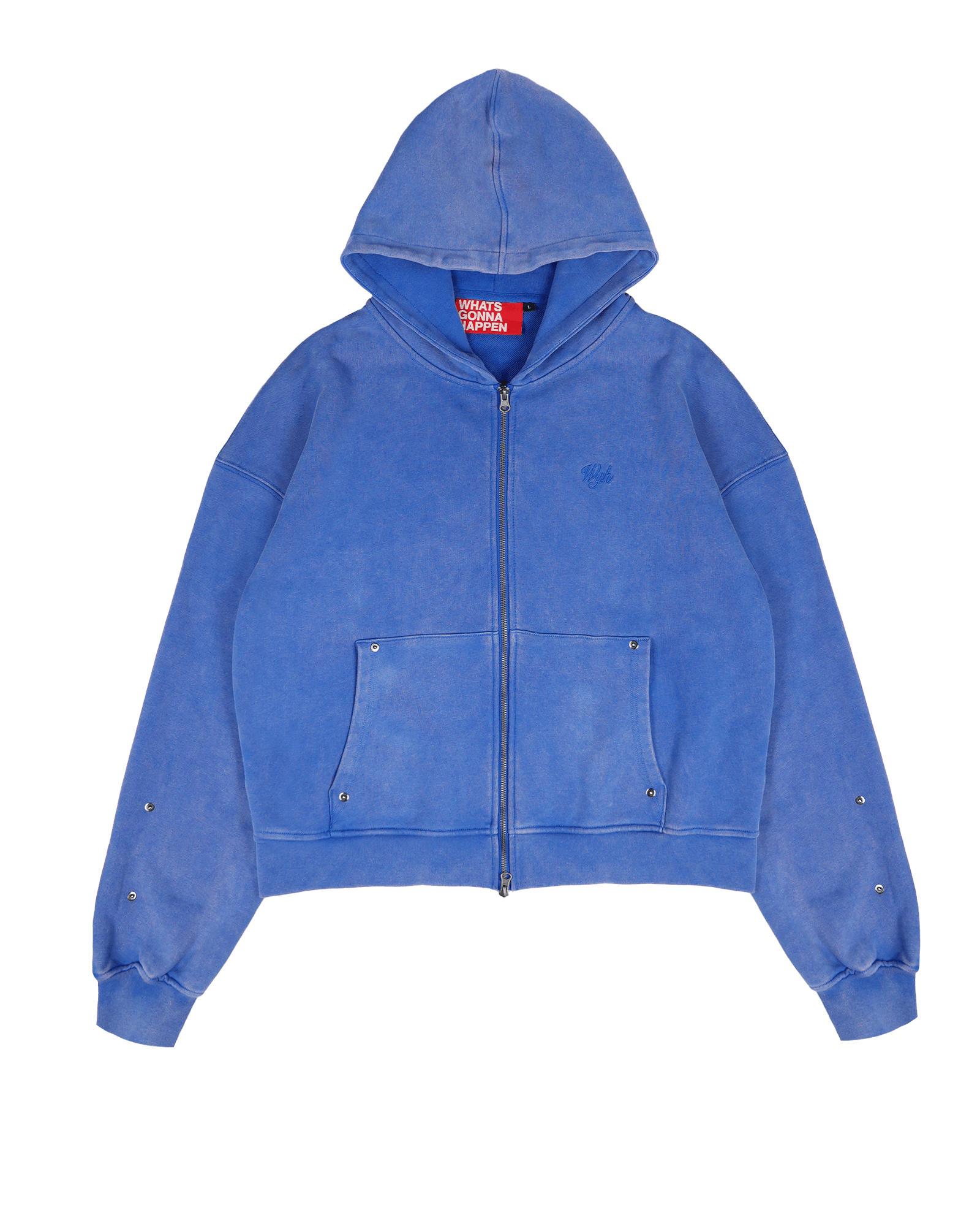 Rivet Zip-Hoodie