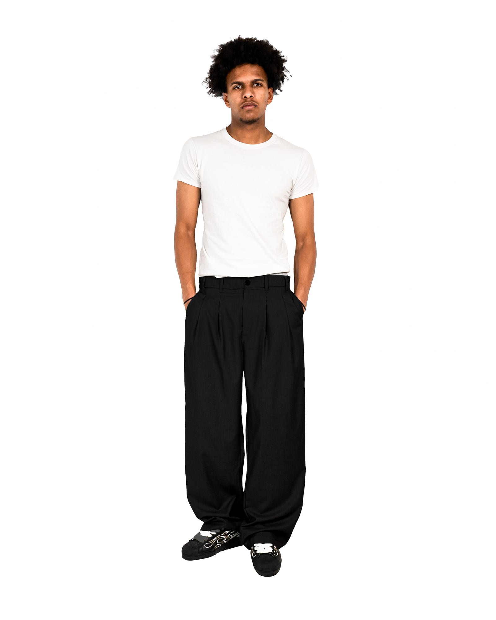 Pleated Suit Pants