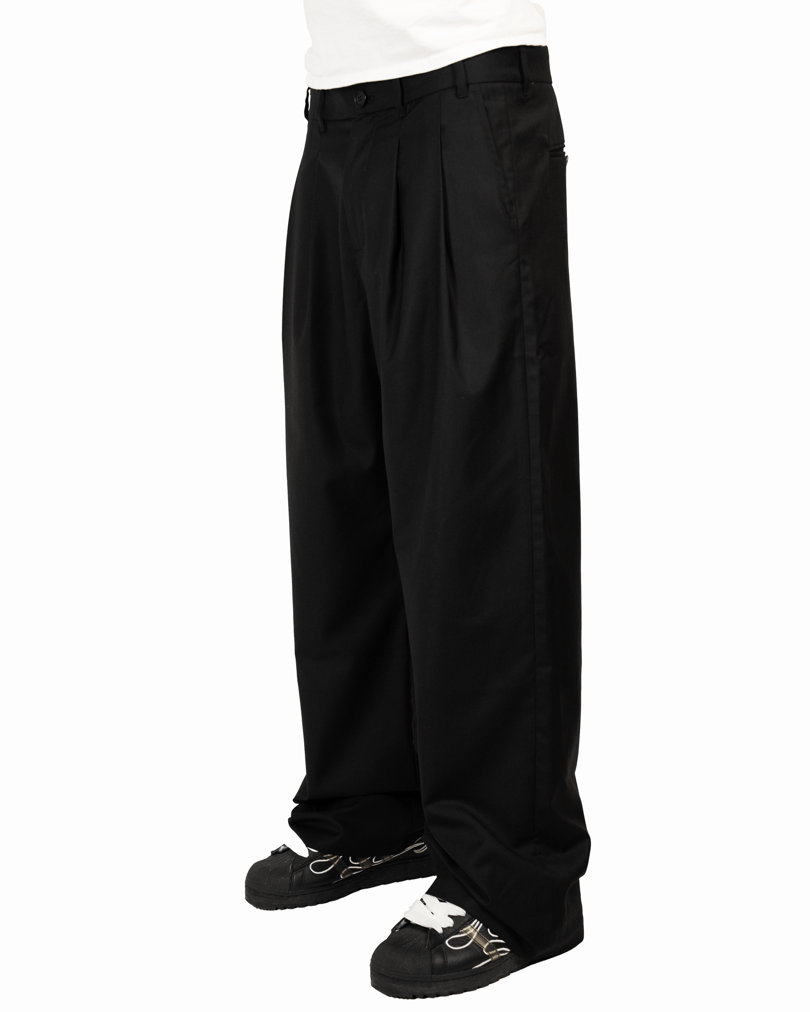 Pleated Suit Pants