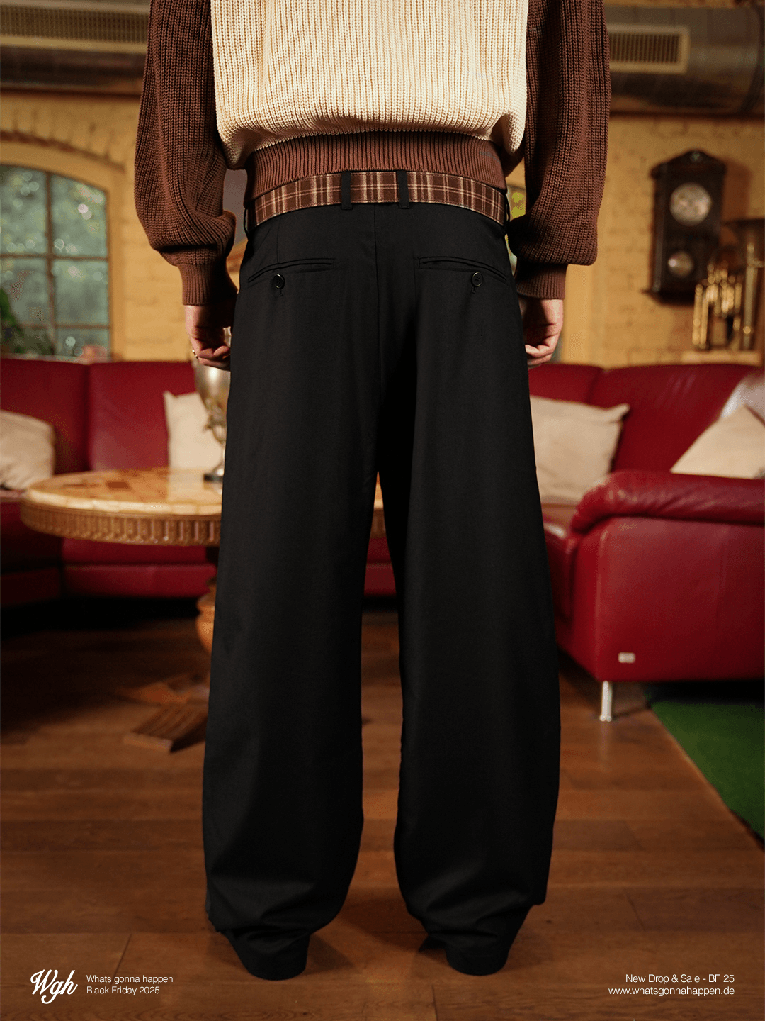 Pleated Suit Pants