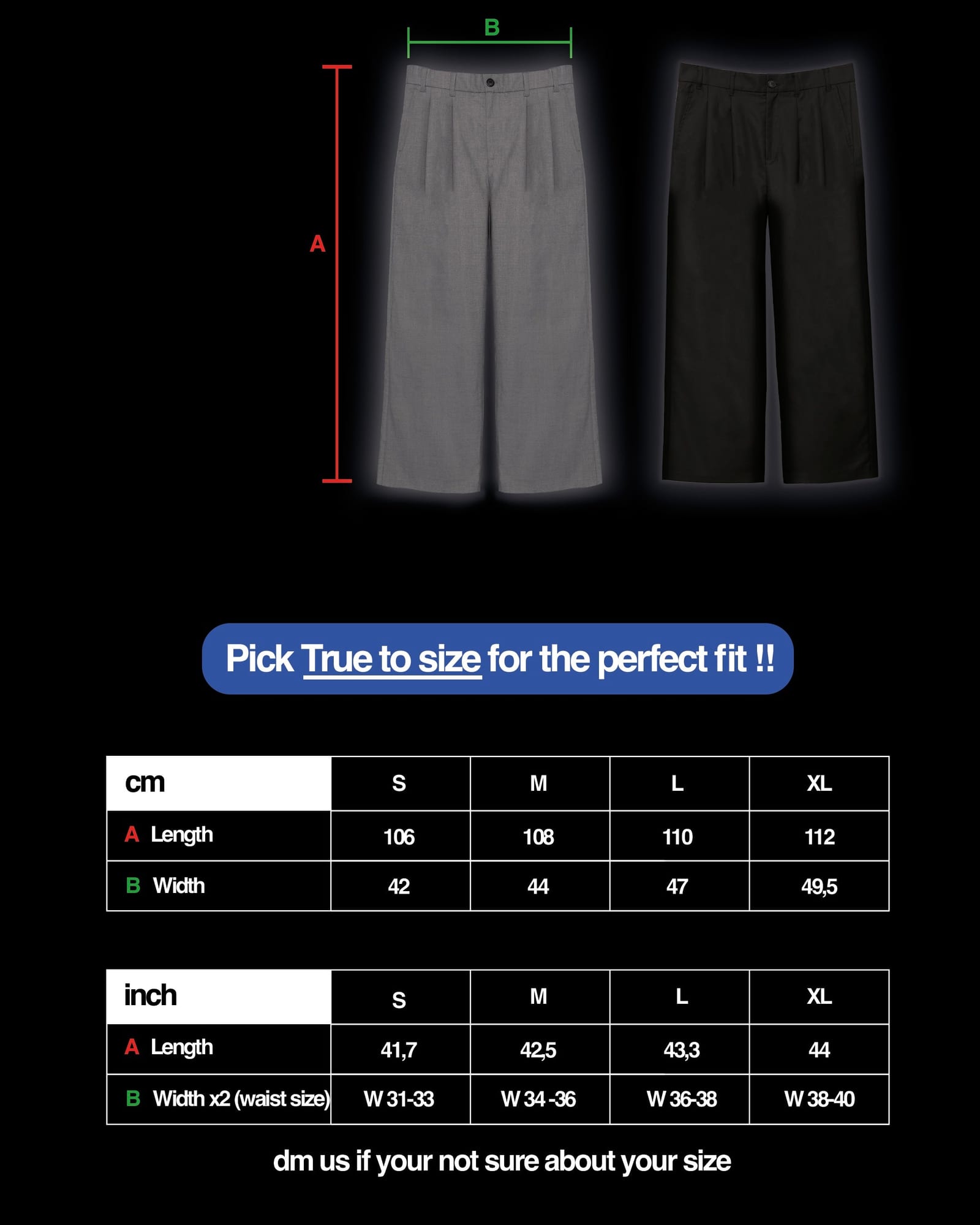 Pleated Suit Pants