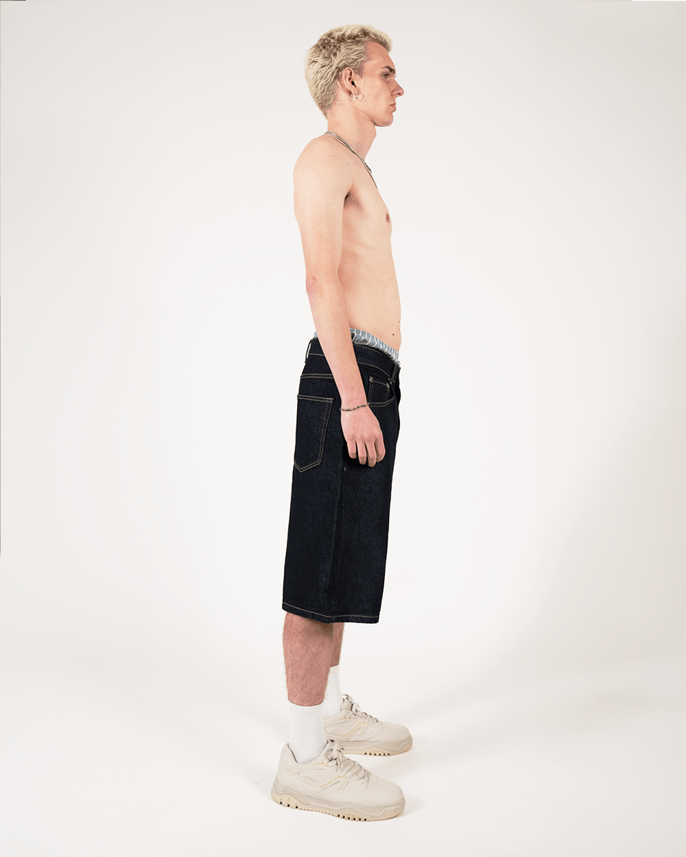Raw Denim Shorts