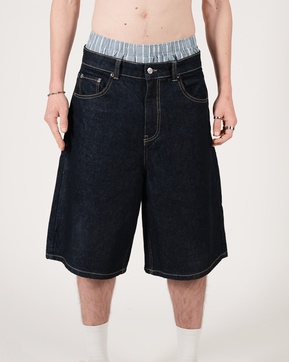 Raw Denim Shorts