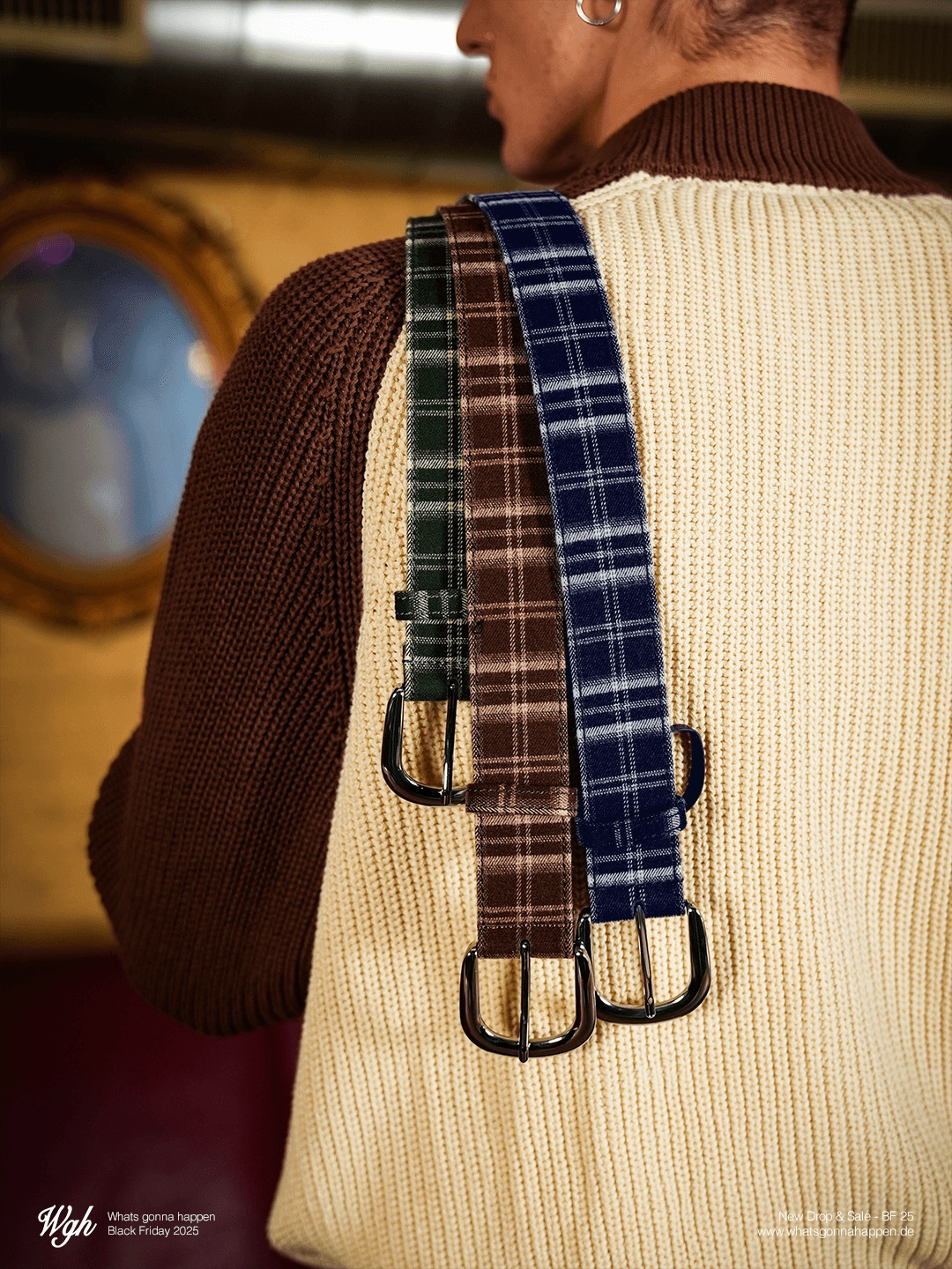 Plaid Belt