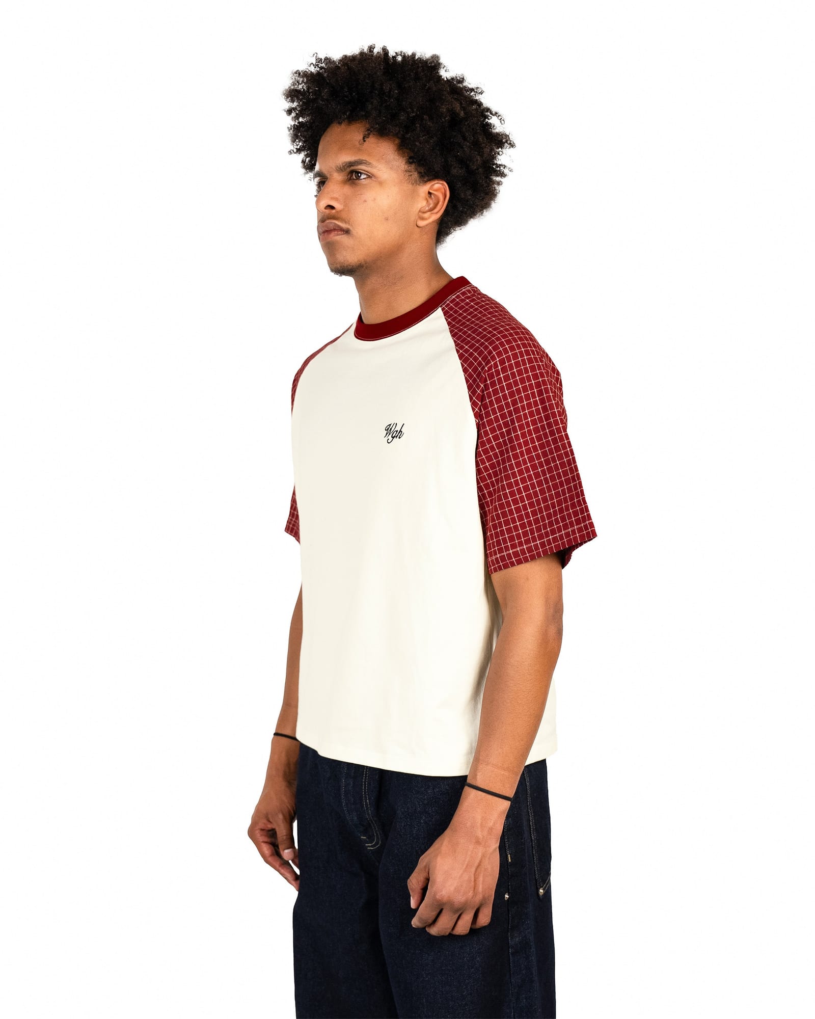 Plaid Raglan Tee