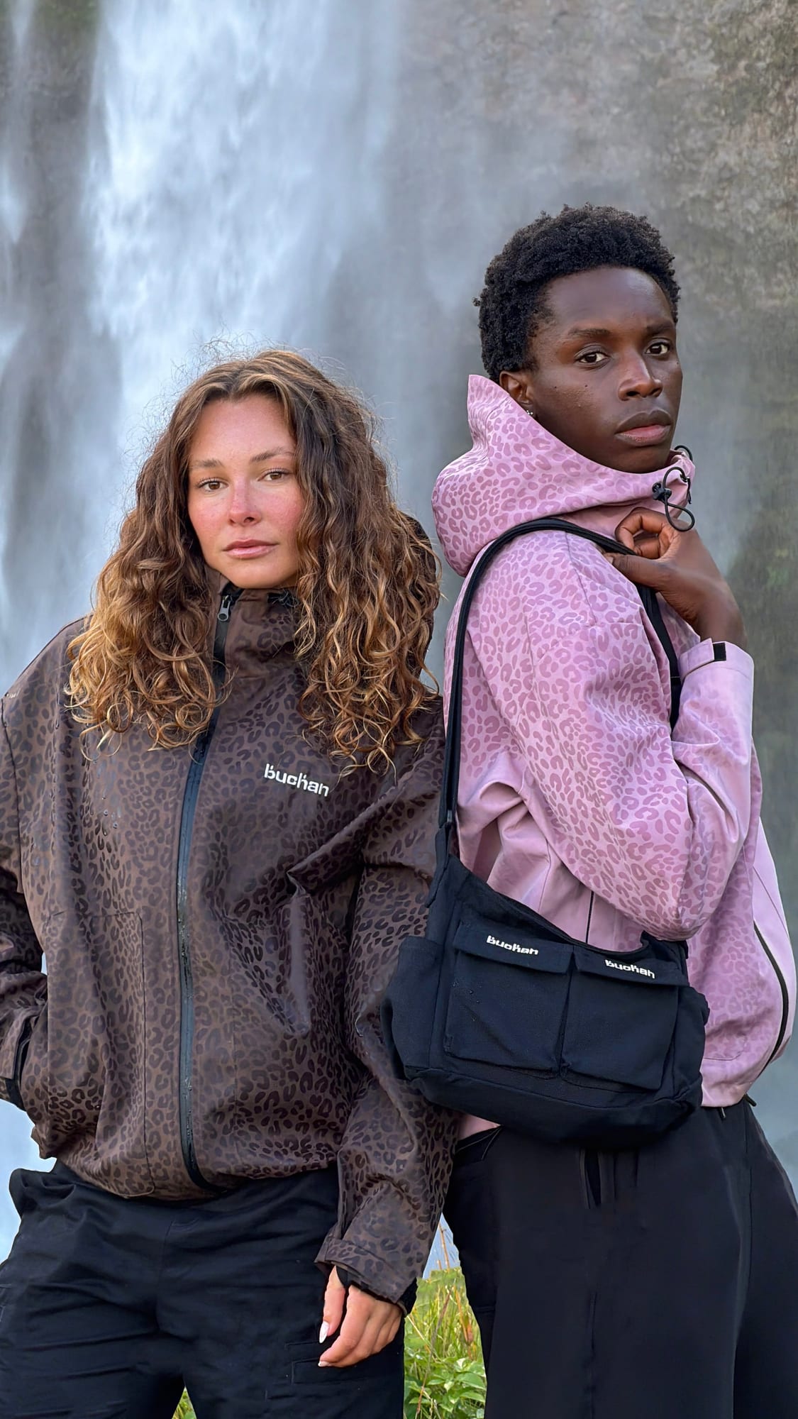 Water Reactive Cheetah Rain Jacket