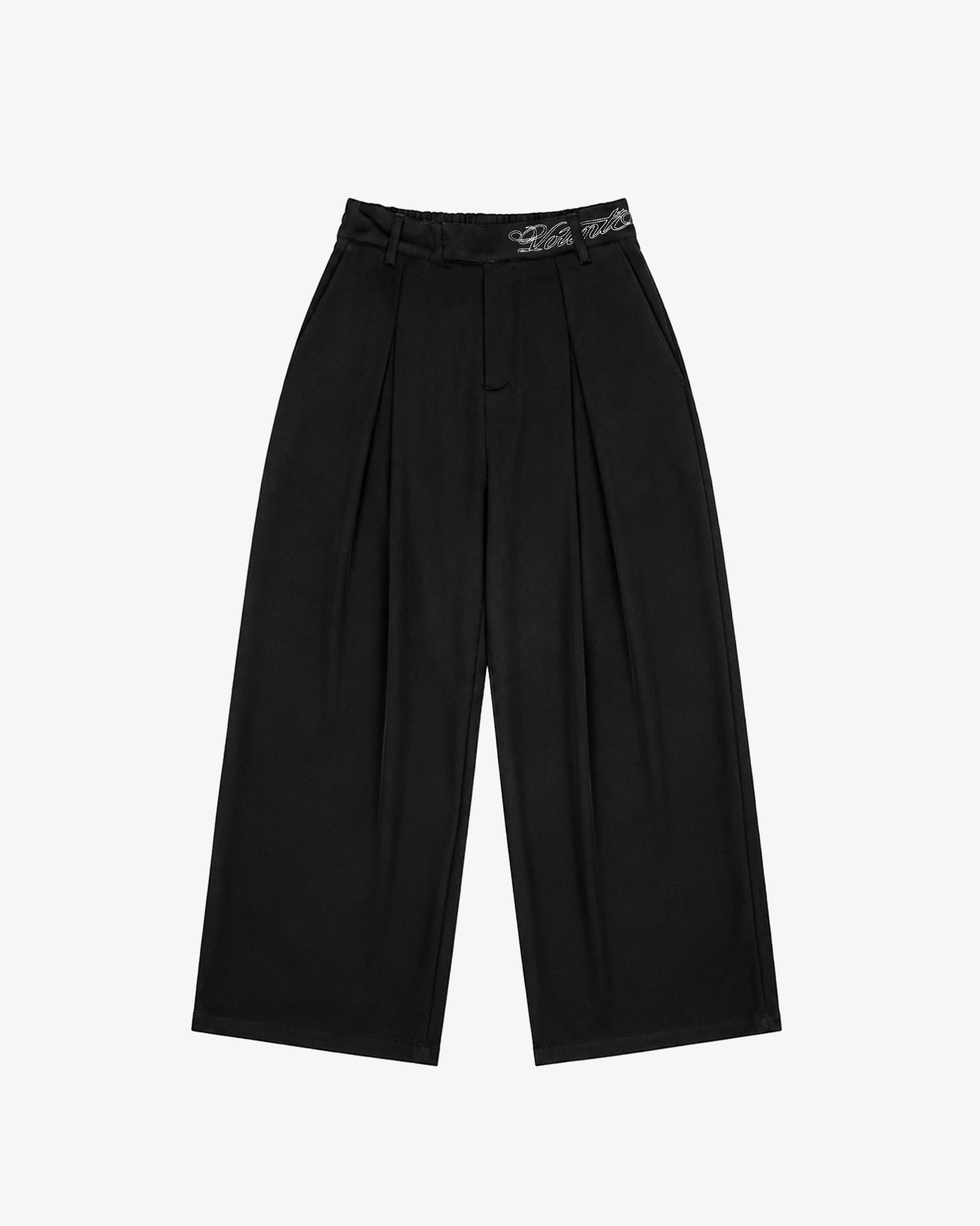 Wide Pleated Trousers