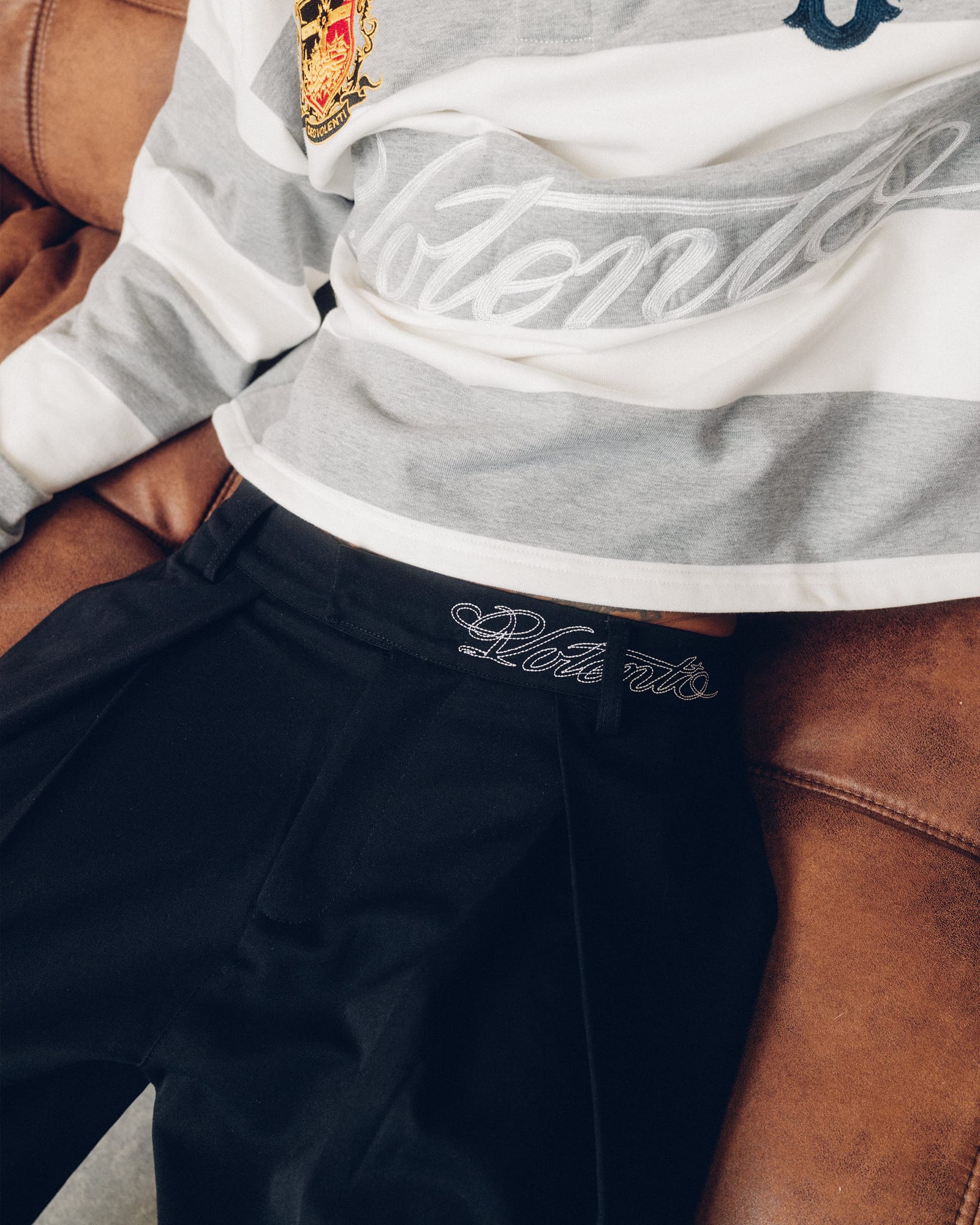Wide Pleated Trousers