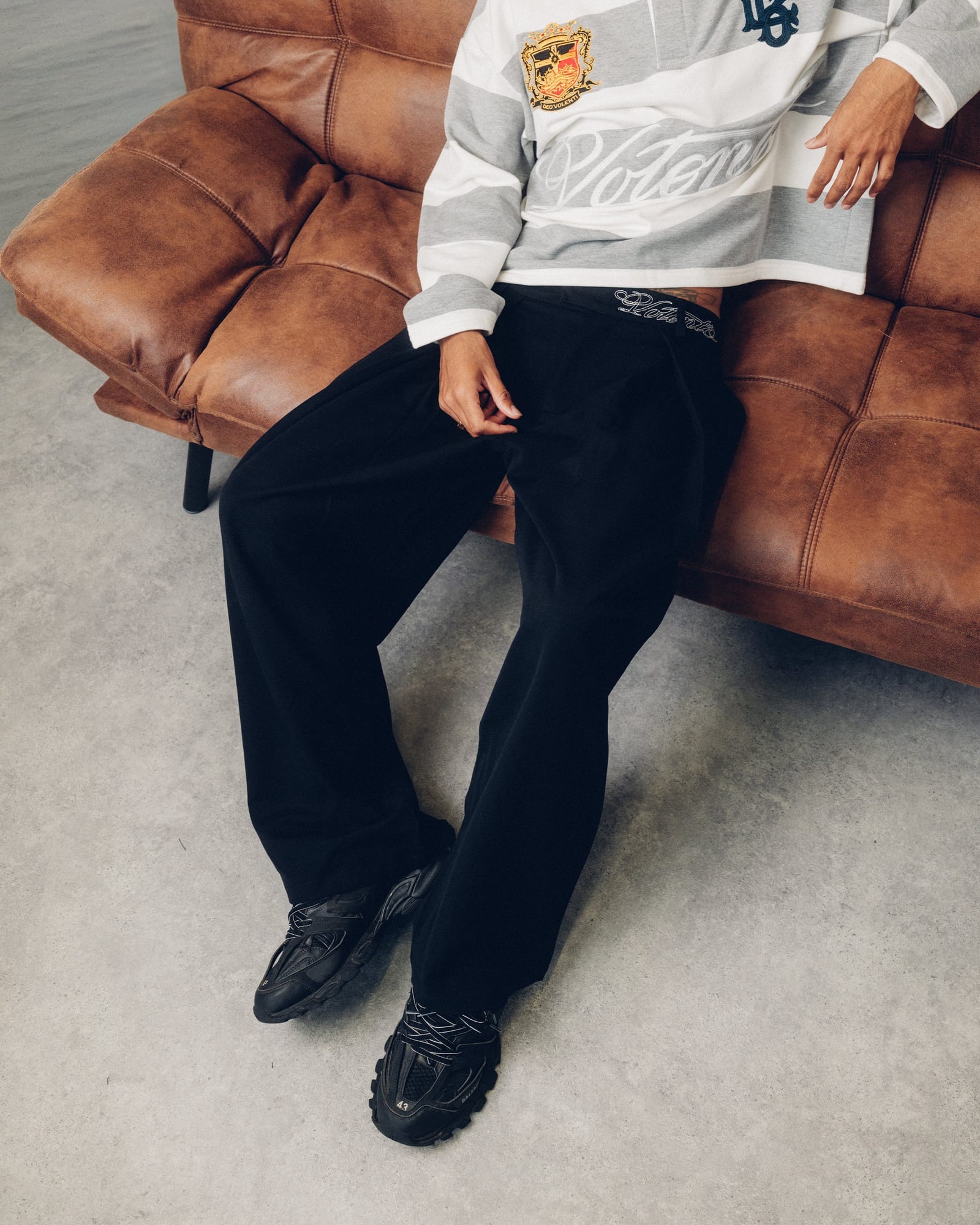 Wide Pleated Trousers