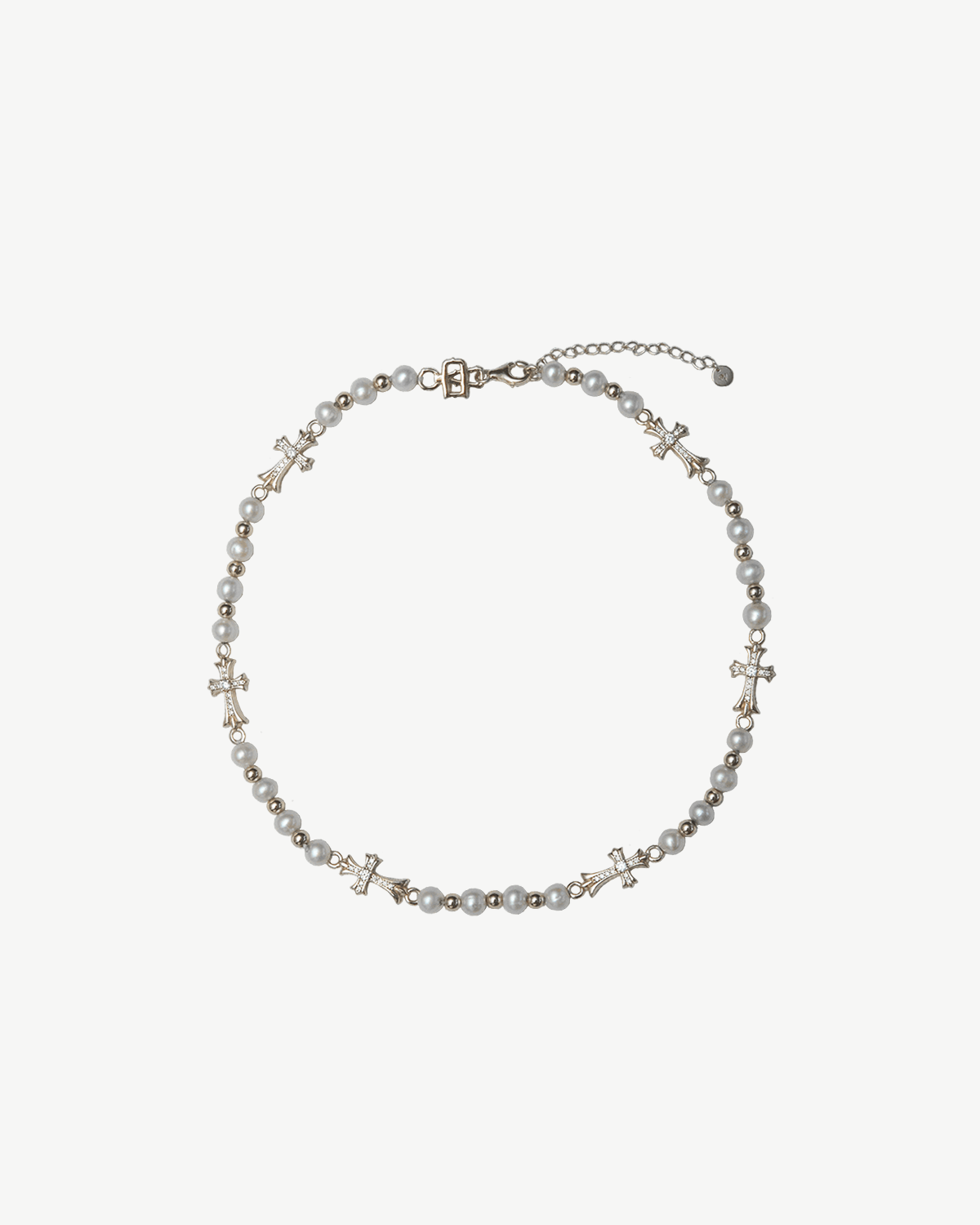 Cross & Pearl Necklace