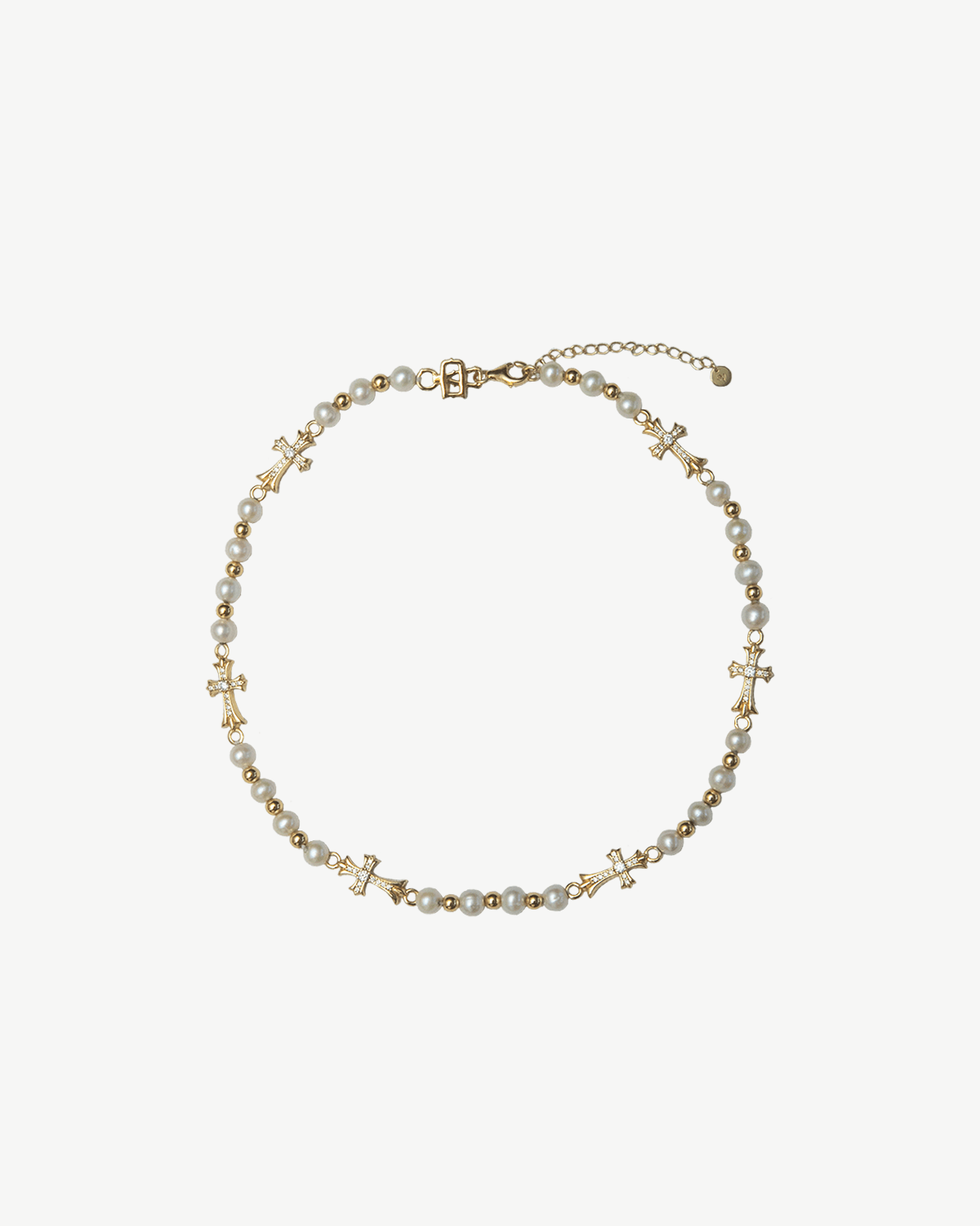 Cross & Pearl Necklace