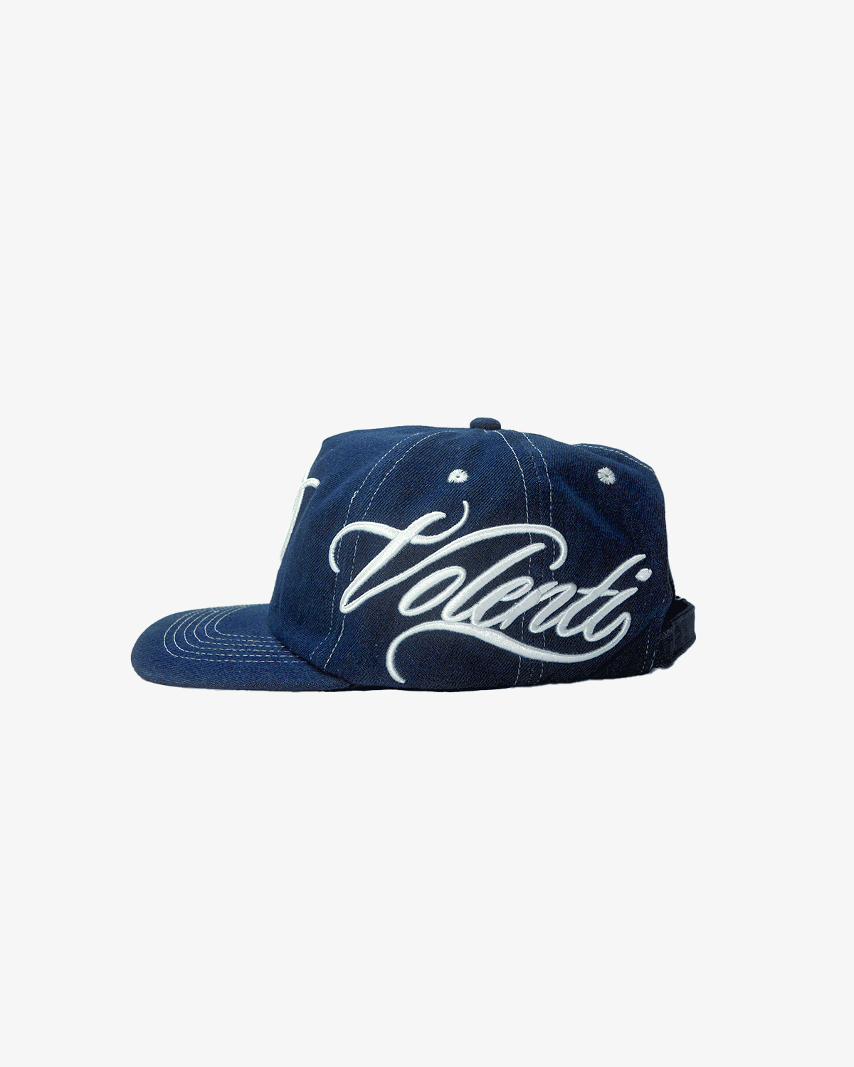 Embroidered Denim Hat