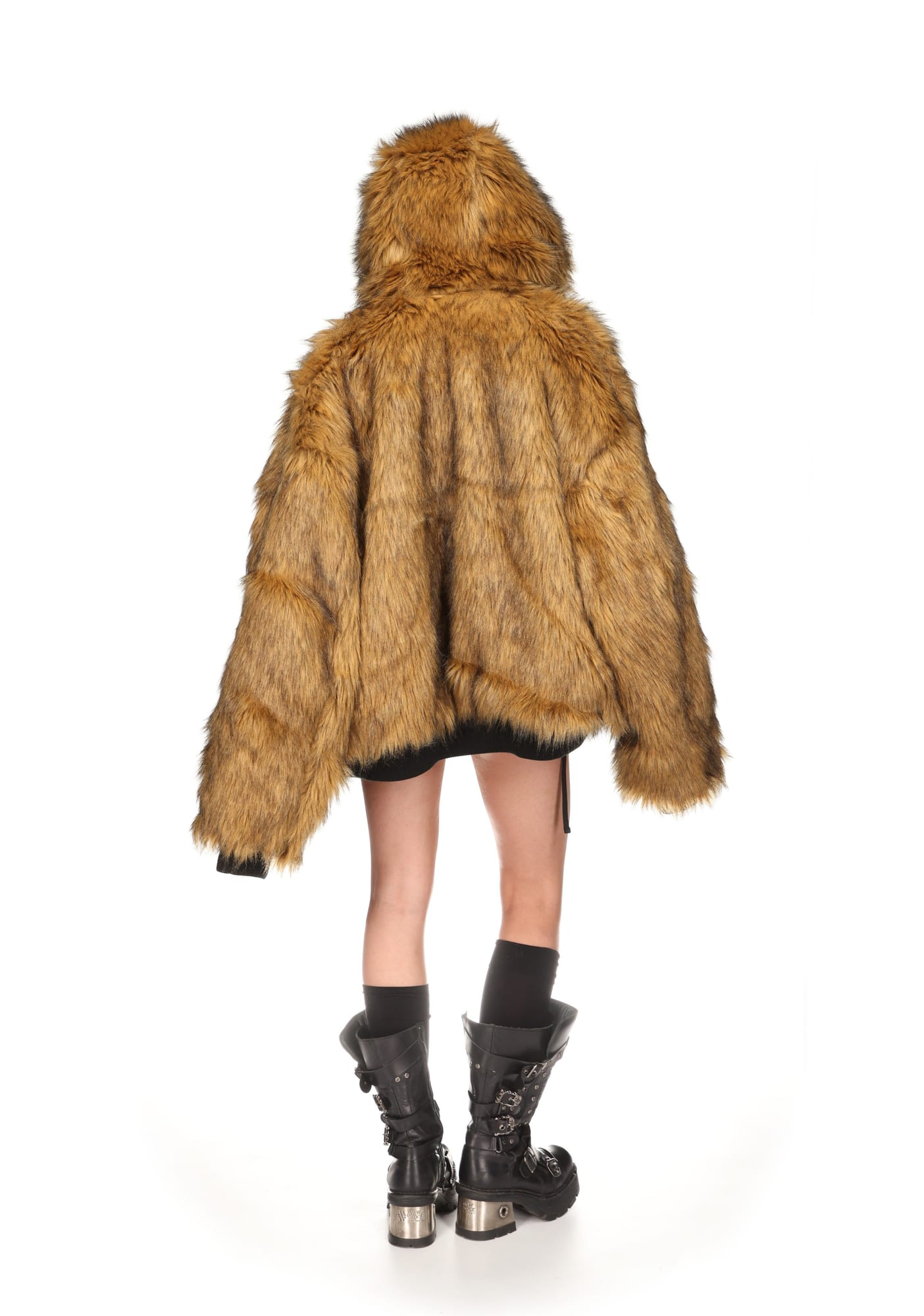 Feral Faux Fur Reversible Bomber Jacket