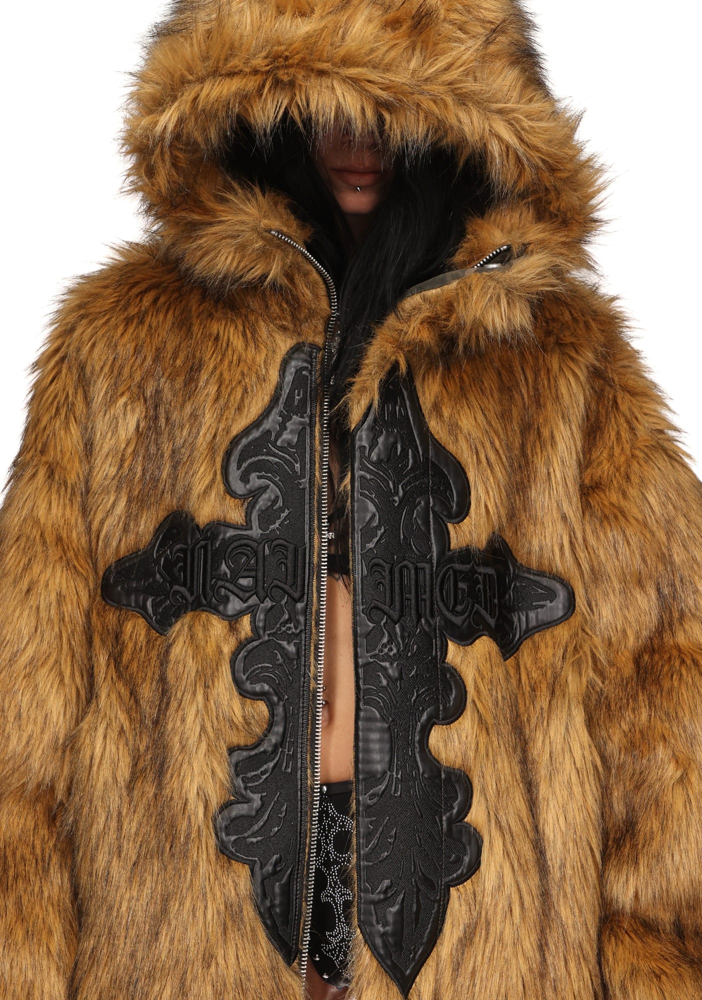 Feral Faux Fur Reversible Bomber Jacket