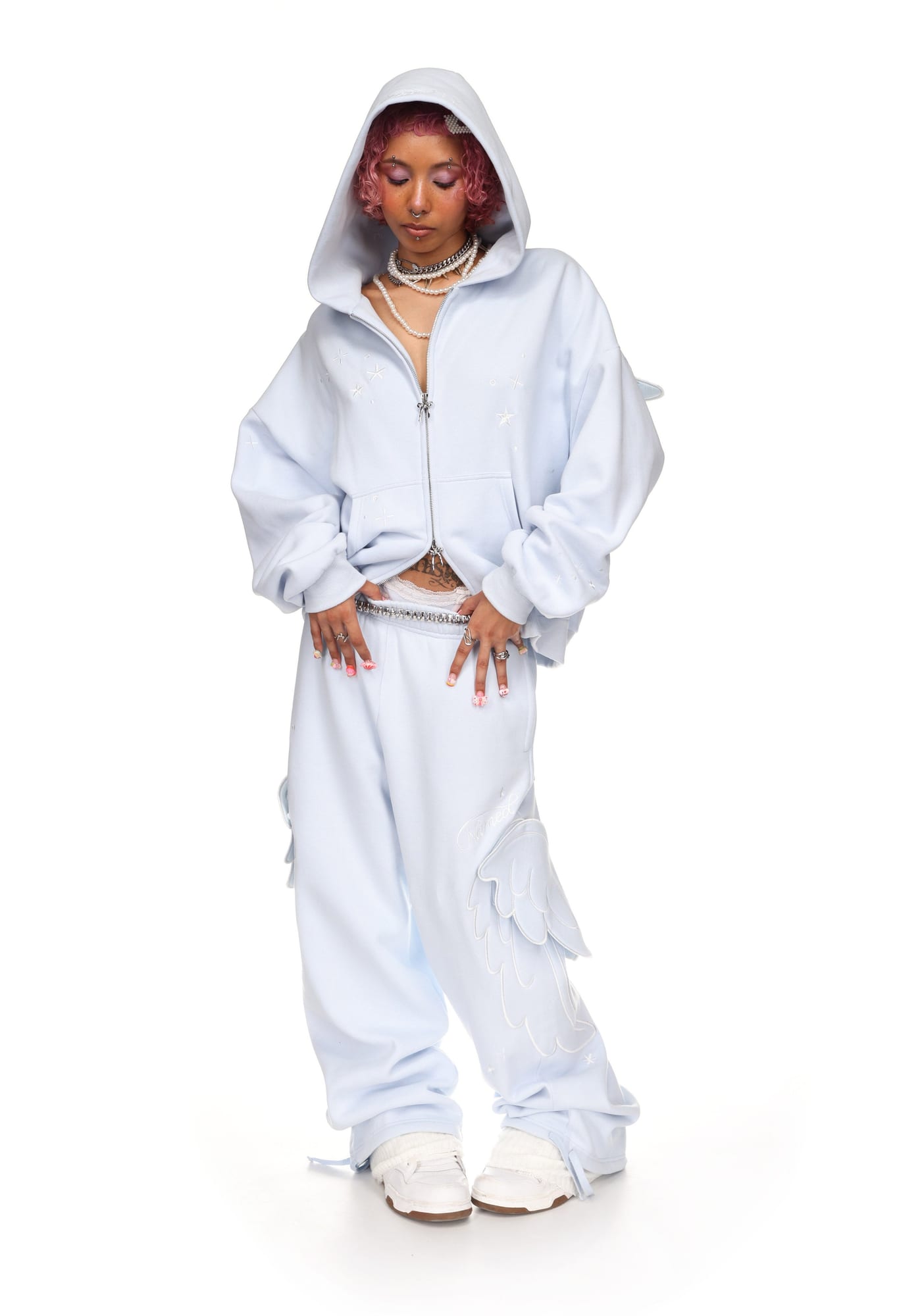 STITCH WINGS ZIP HOODIE (DETACHABLE WINGS)