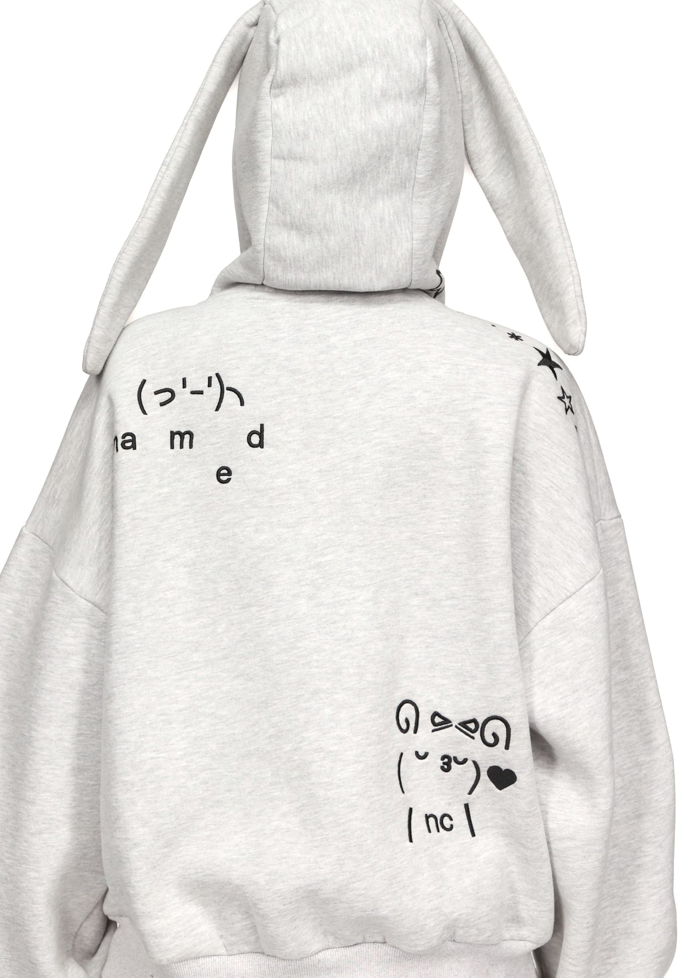 MALFUNCTION BUNNY ZIP HOODIE (DETACHABLE EARS)