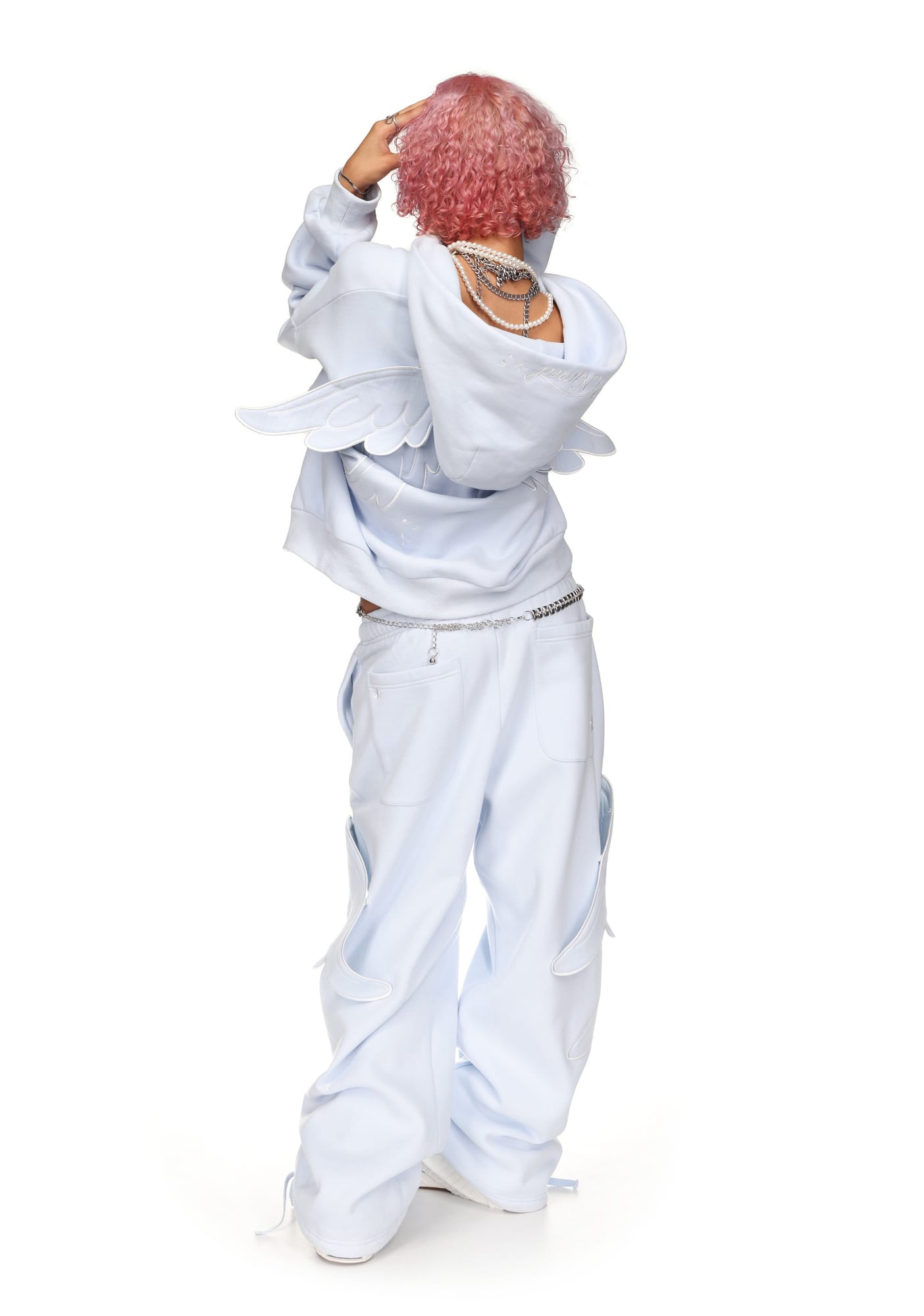 STITCH WINGS Oversized Sweatpants (Detachable Wings)