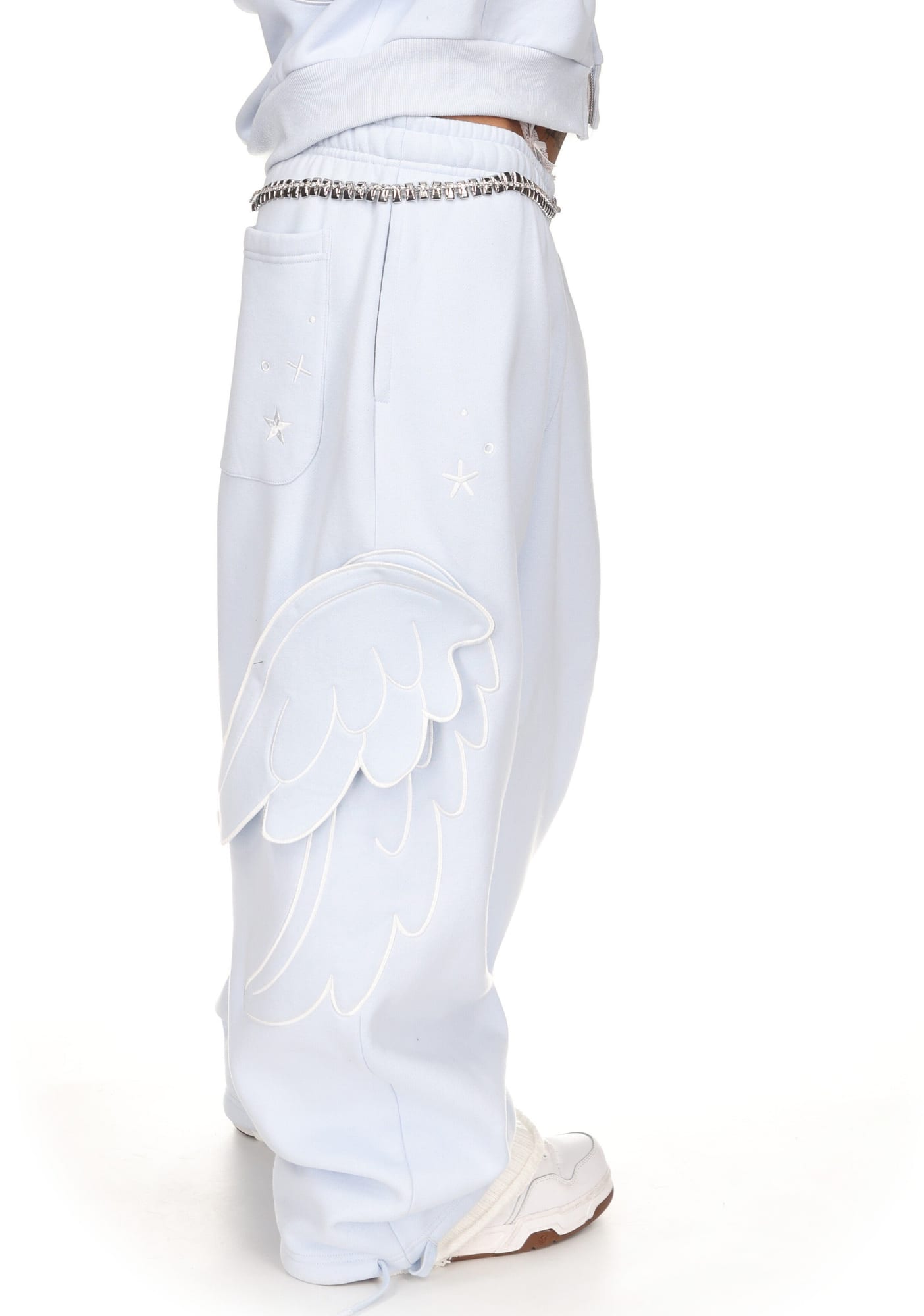 STITCH WINGS Oversized Sweatpants (Detachable Wings)