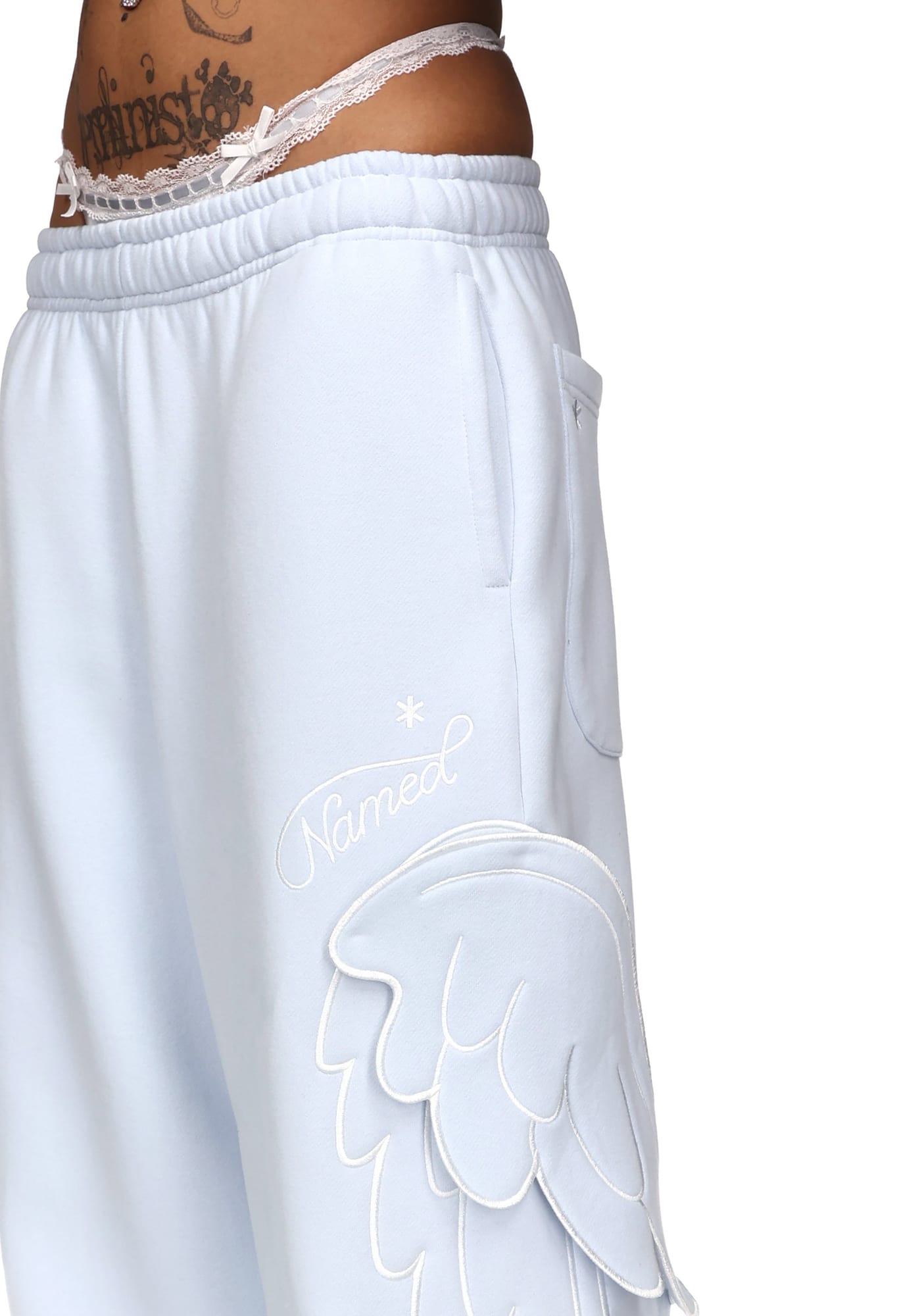 STITCH WINGS Oversized Sweatpants (Detachable Wings)