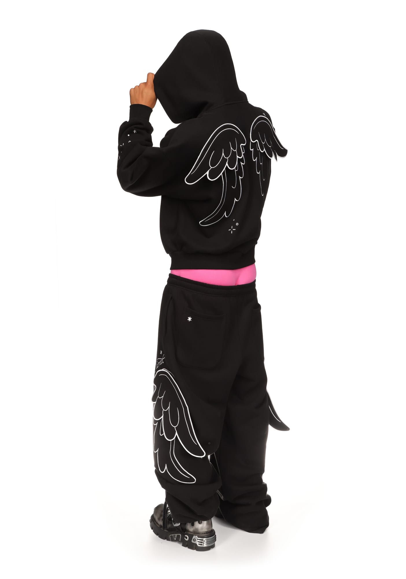 STITCH WINGS Oversized Sweatpants (Detachable Wings)