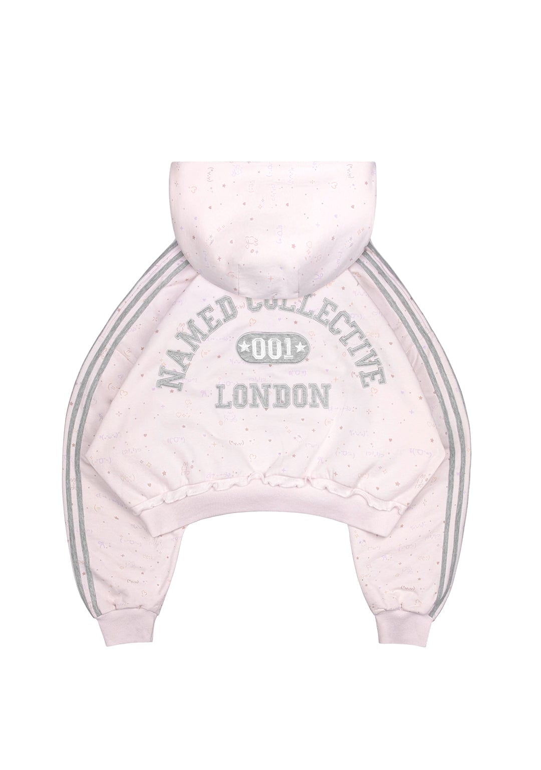MALFUNCTION Sporty Crop Zip Hoodie